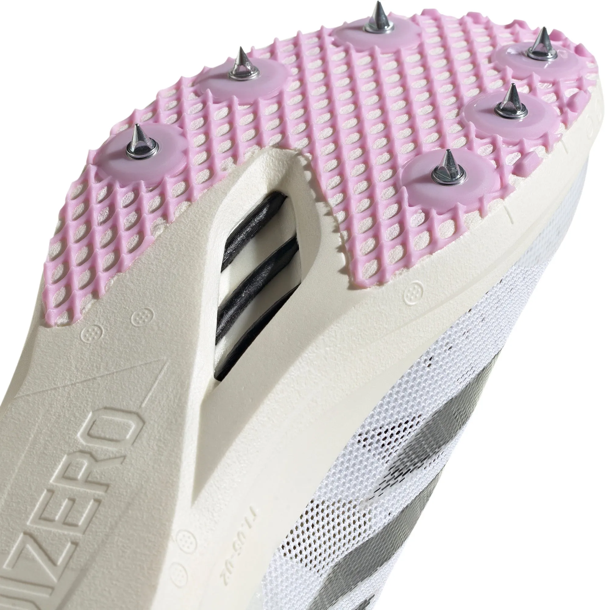 Chaussures Adidas Homme Adizero Avanti TYO Pointes de Course - Blanc