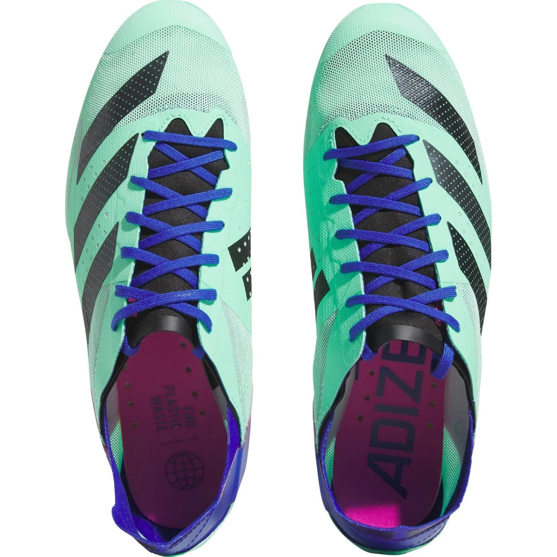 Chaussures Adidas Homme Adizero Finesse Pointes de Course - Vert