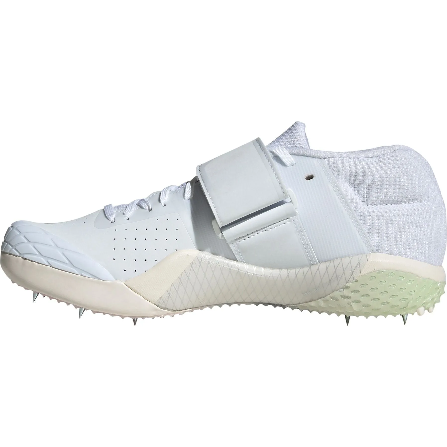 Chaussures Adidas pour hommes Adidas Adizero Javelin Pointes pour épreuves de lancer - Blanc