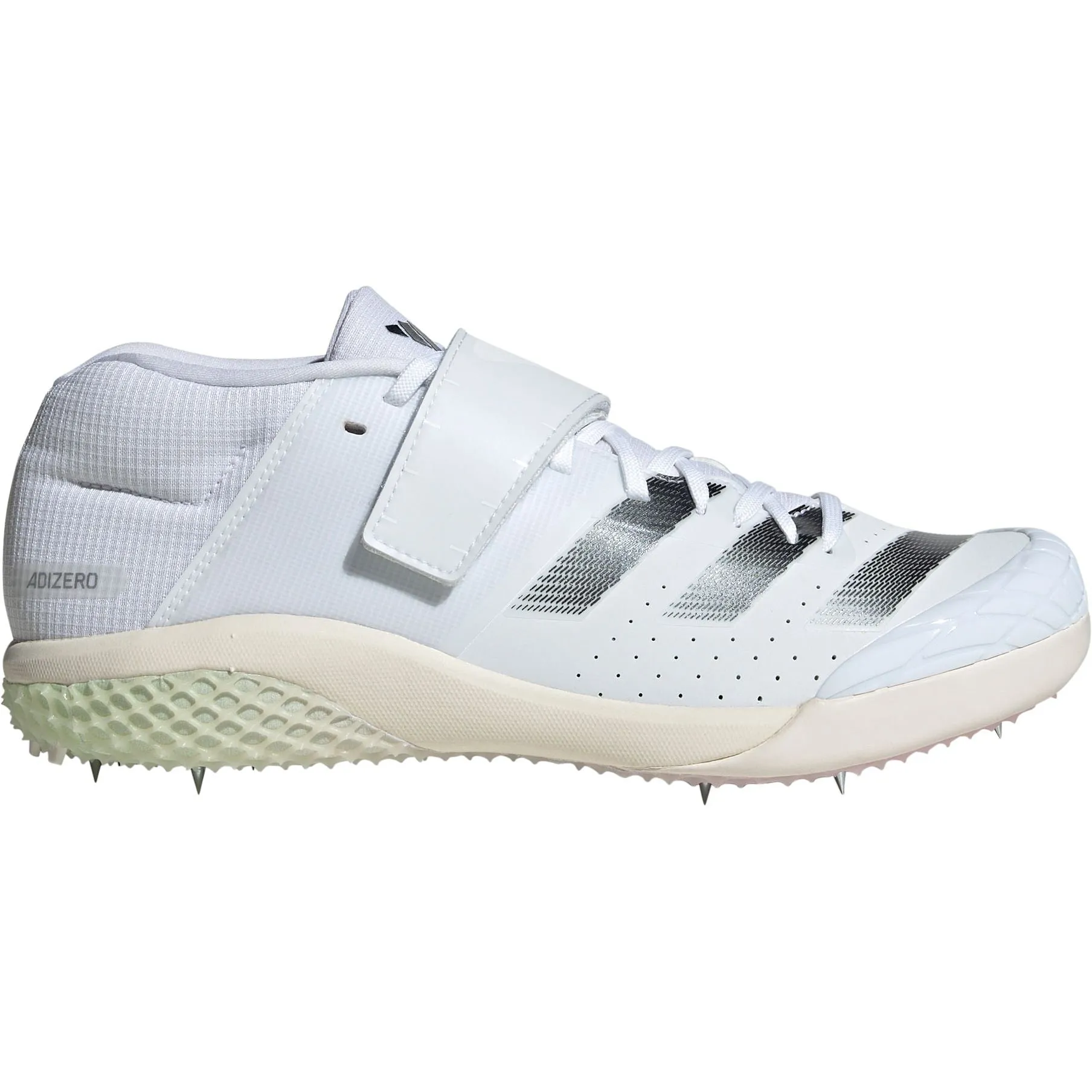 Chaussures Adidas pour hommes Adidas Adizero Javelin Pointes pour épreuves de lancer - Blanc