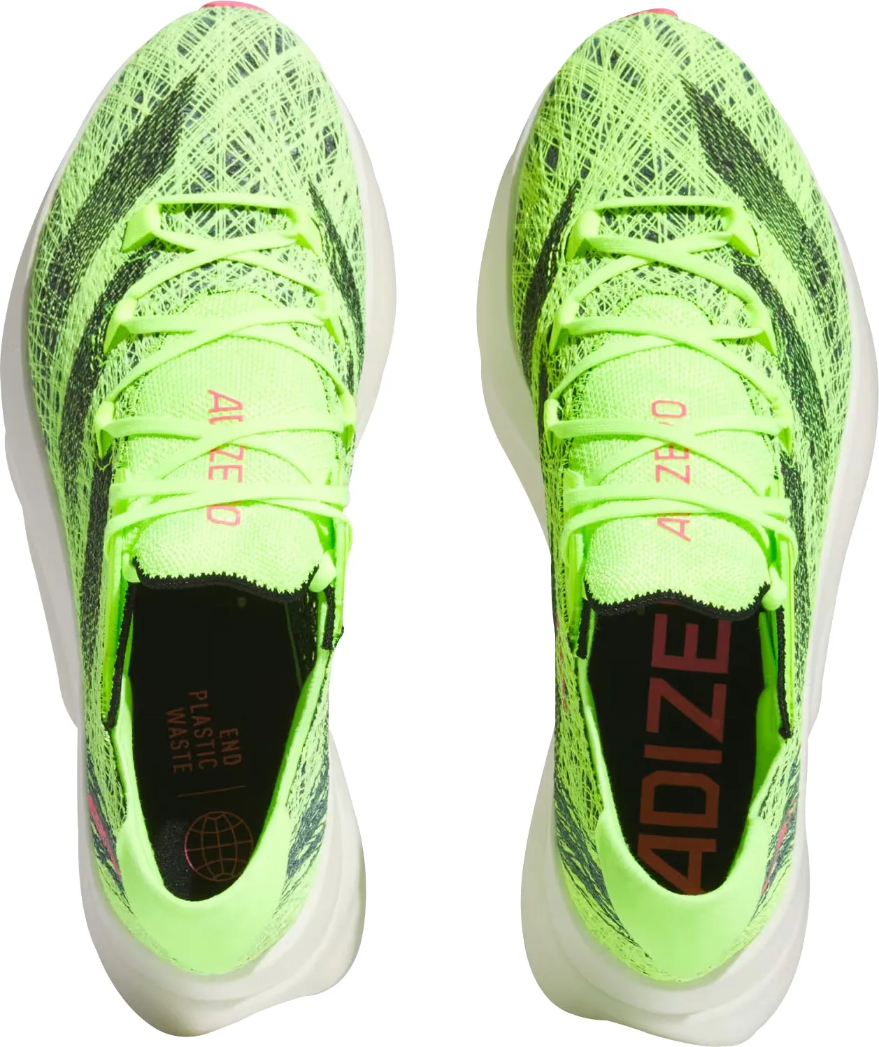 Chaussures Adidas Homme Adizero Prime X 2.0 Strung pour la course - Jaune