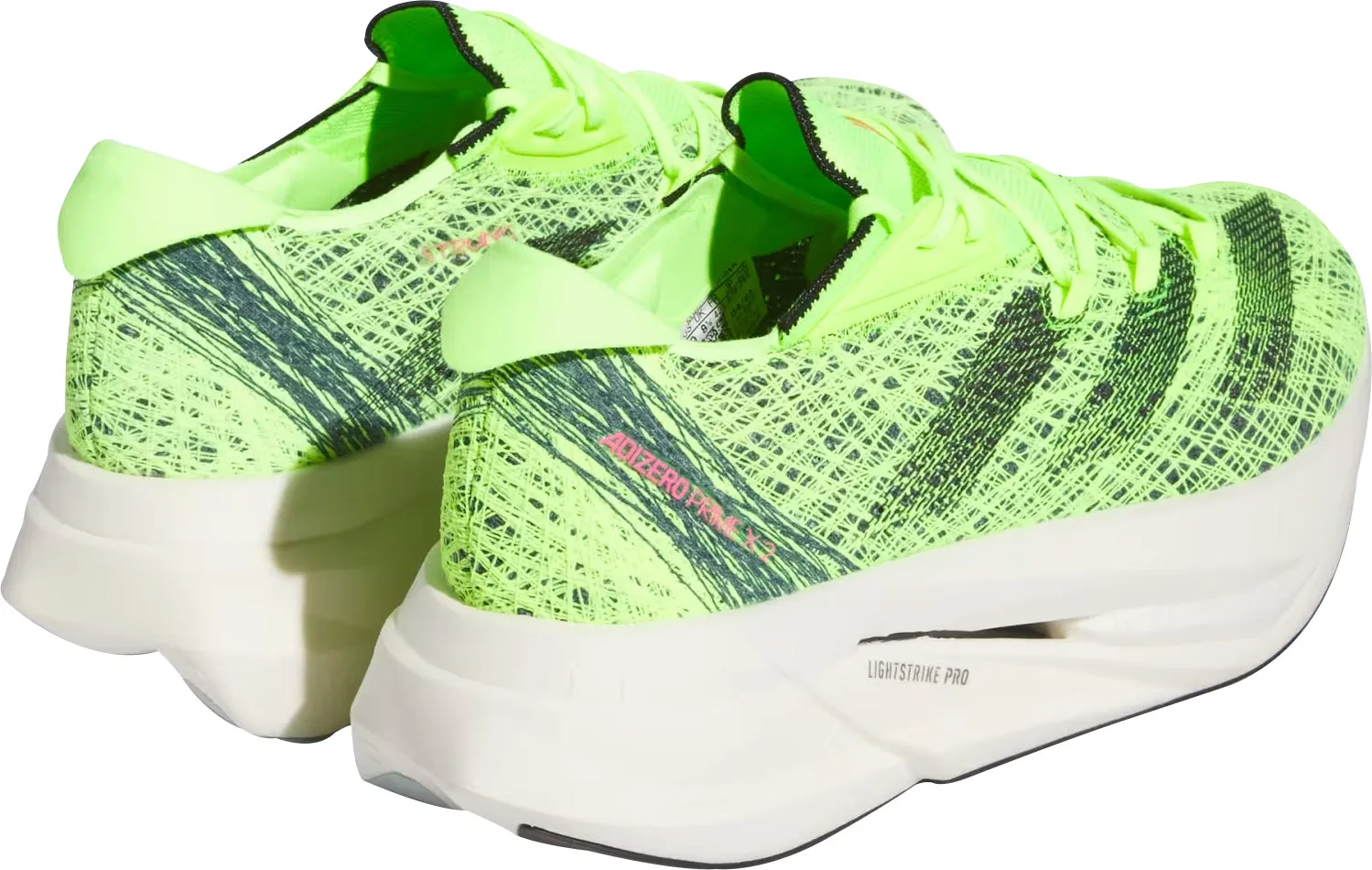 Chaussures Adidas Homme Adizero Prime X 2.0 Strung pour la course - Jaune