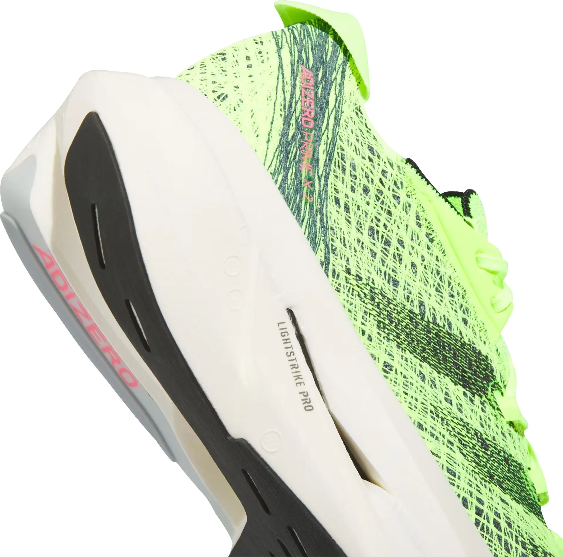 Chaussures Adidas Homme Adizero Prime X 2.0 Strung pour la course - Jaune