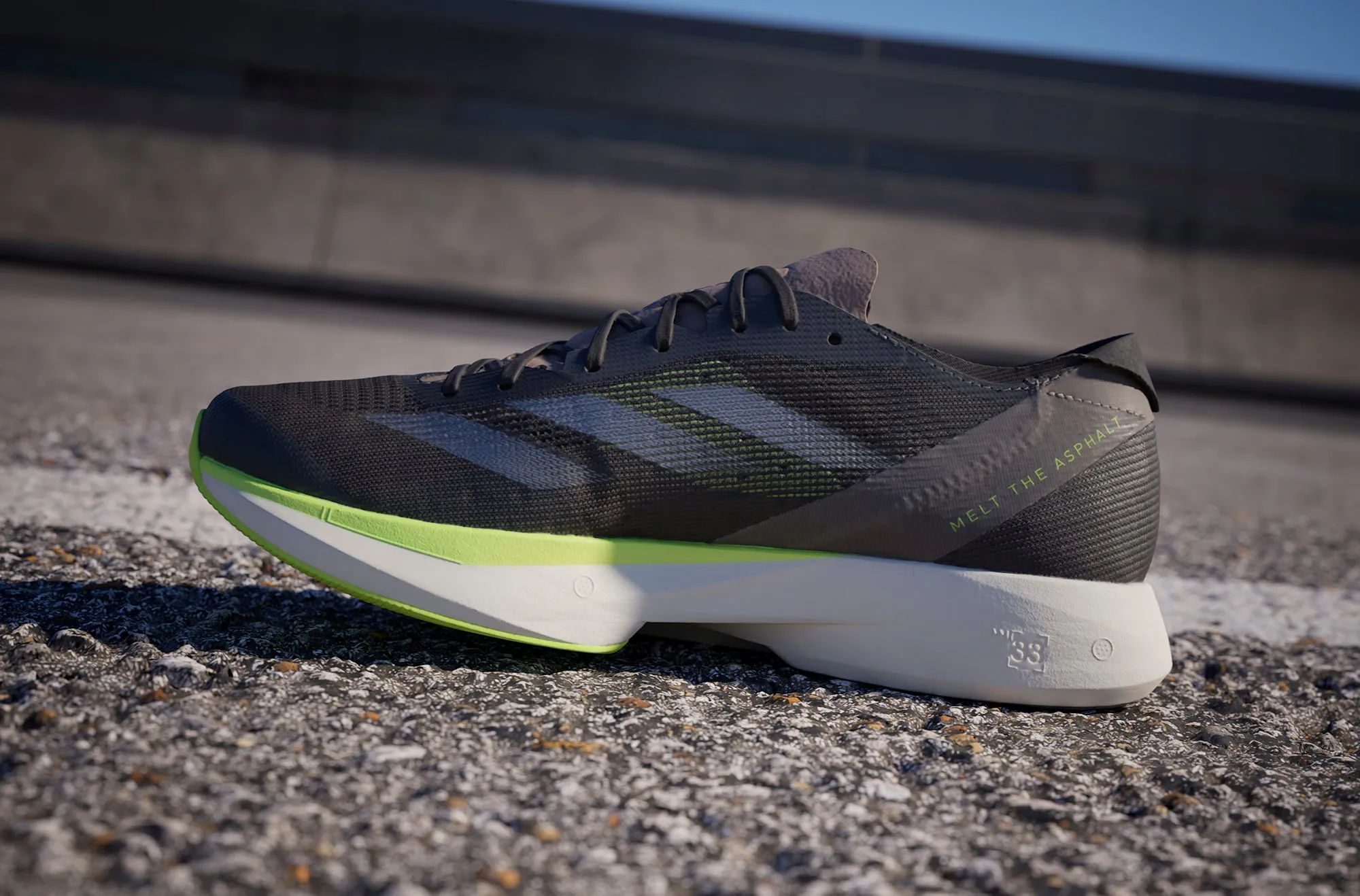 Chaussures Adidas Homme Chaussures de course Adizero Takumi Sen 10 pour Homme - Gris
