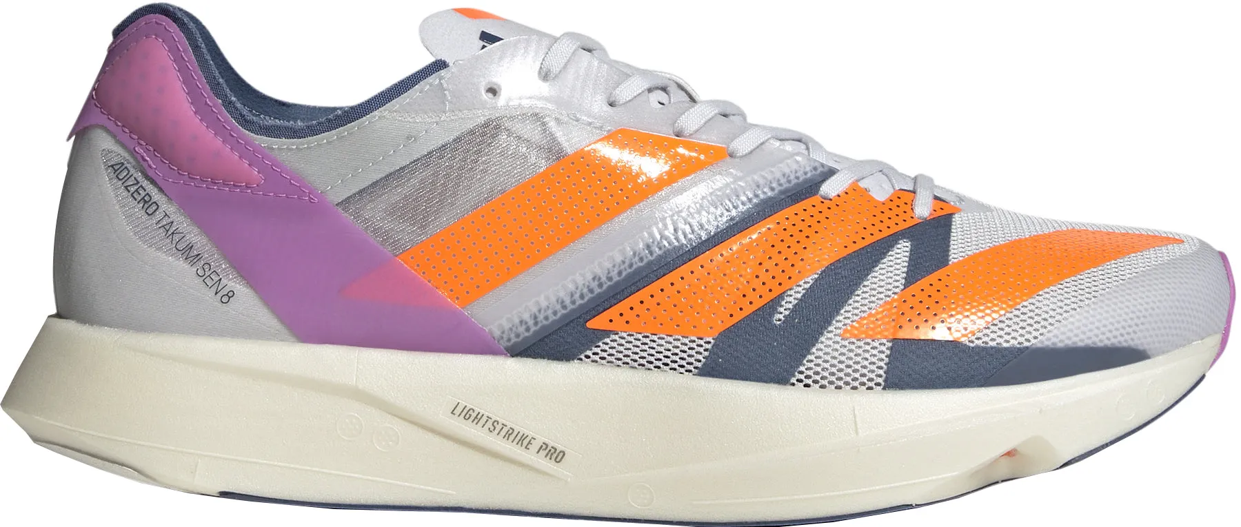Chaussures Adidas Homme Adidas Adizero Takumi Sen 8 Chaussures de Course - Gris