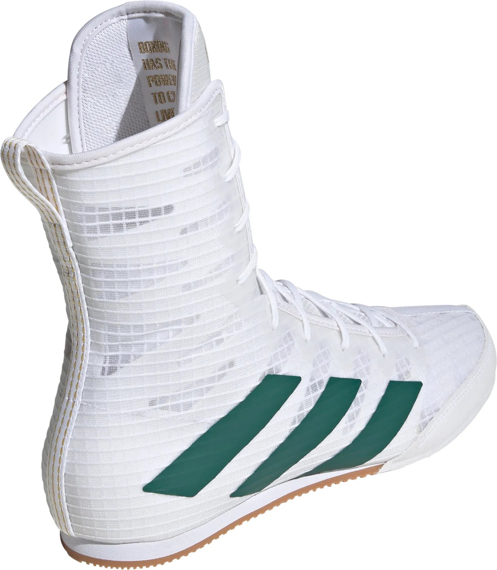 Chaussures Adidas Homme Chaussures de boxe Adidas Box Hog 4 pour hommes - Blanc