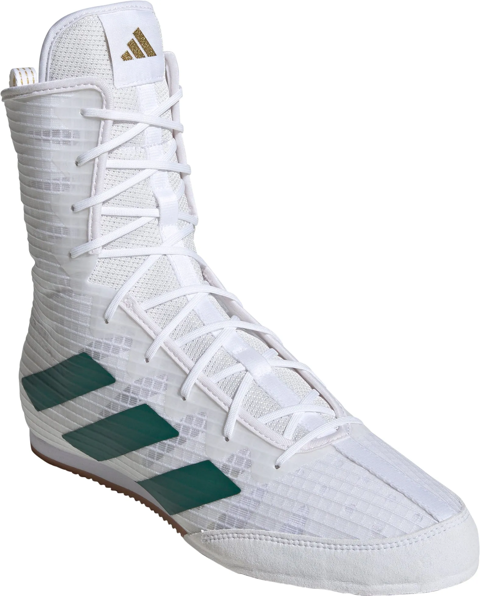 Chaussures Adidas Homme Chaussures de boxe Adidas Box Hog 4 pour hommes - Blanc