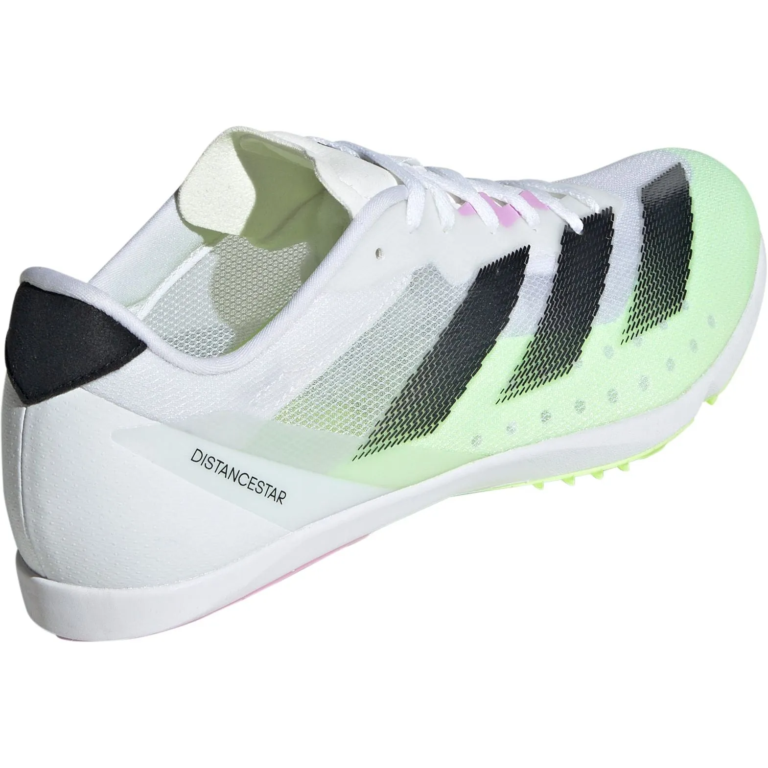 Chaussures Adidas Homme Distancestar Pointes de Course - Blanc