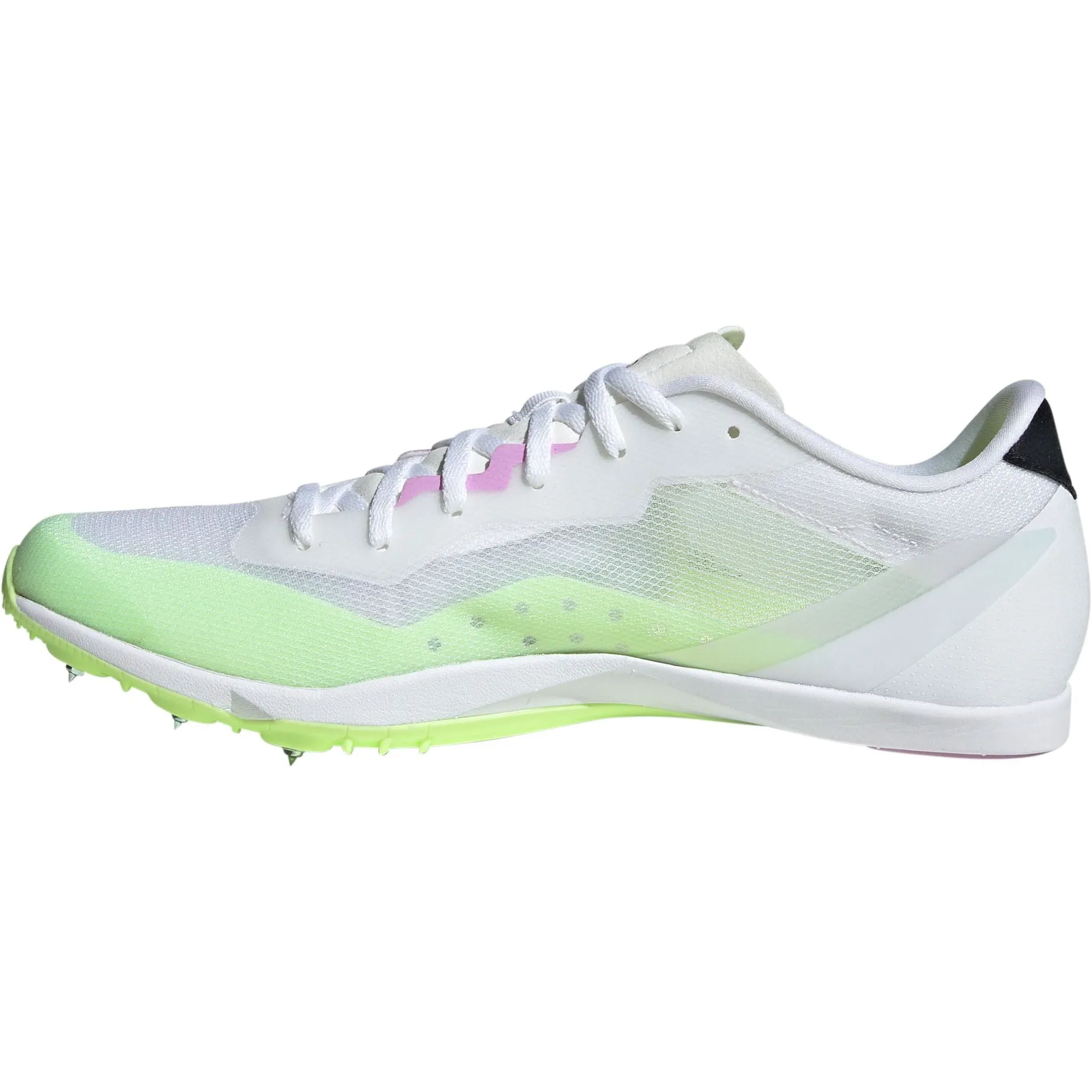 Chaussures Adidas Homme Distancestar Pointes de Course - Blanc