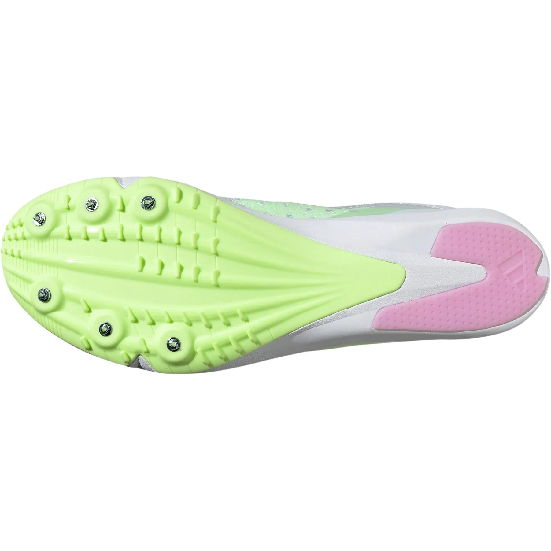 Chaussures Adidas Homme Distancestar Pointes de Course - Blanc