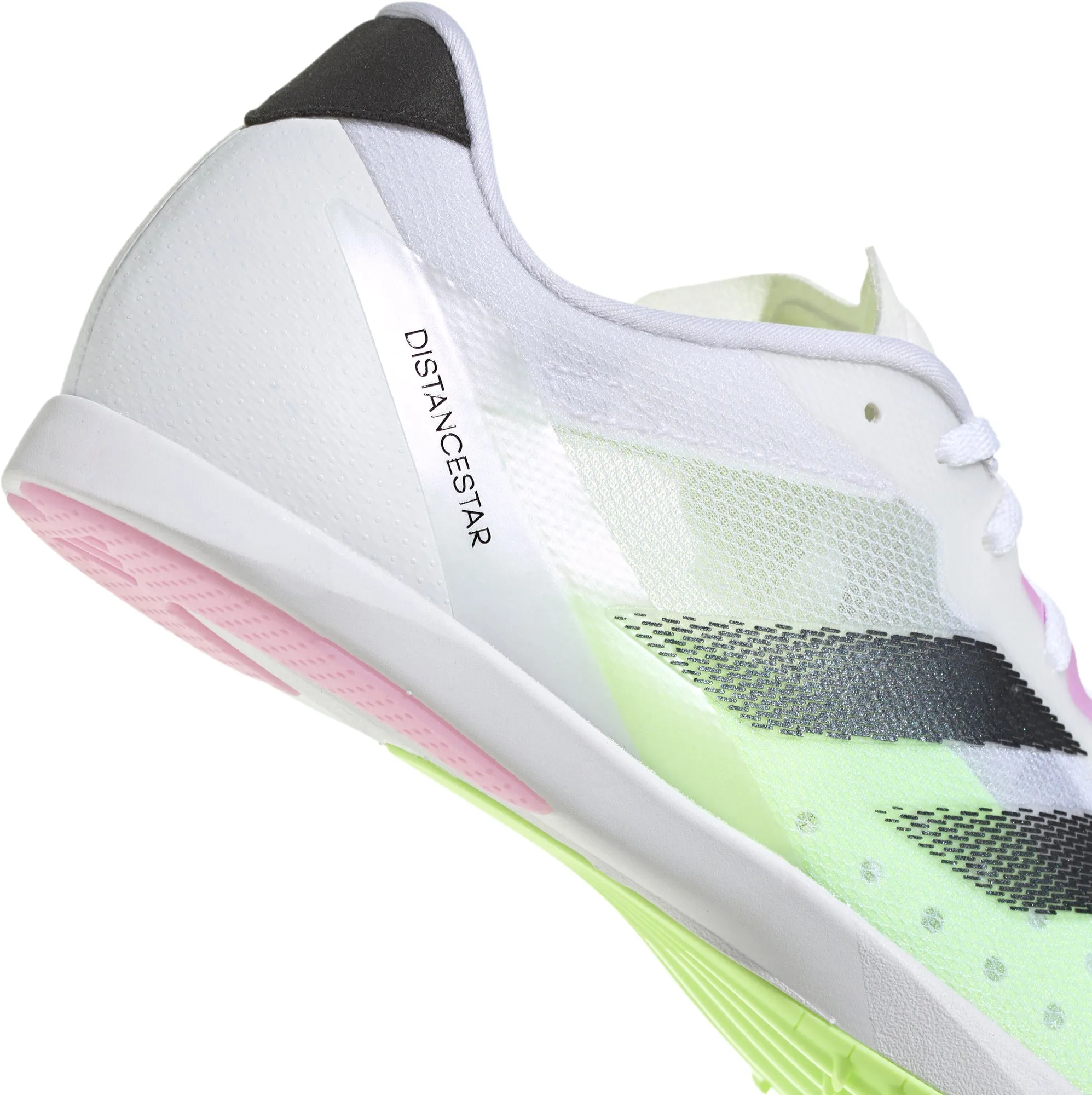 Chaussures Adidas Homme Distancestar Pointes de Course - Blanc