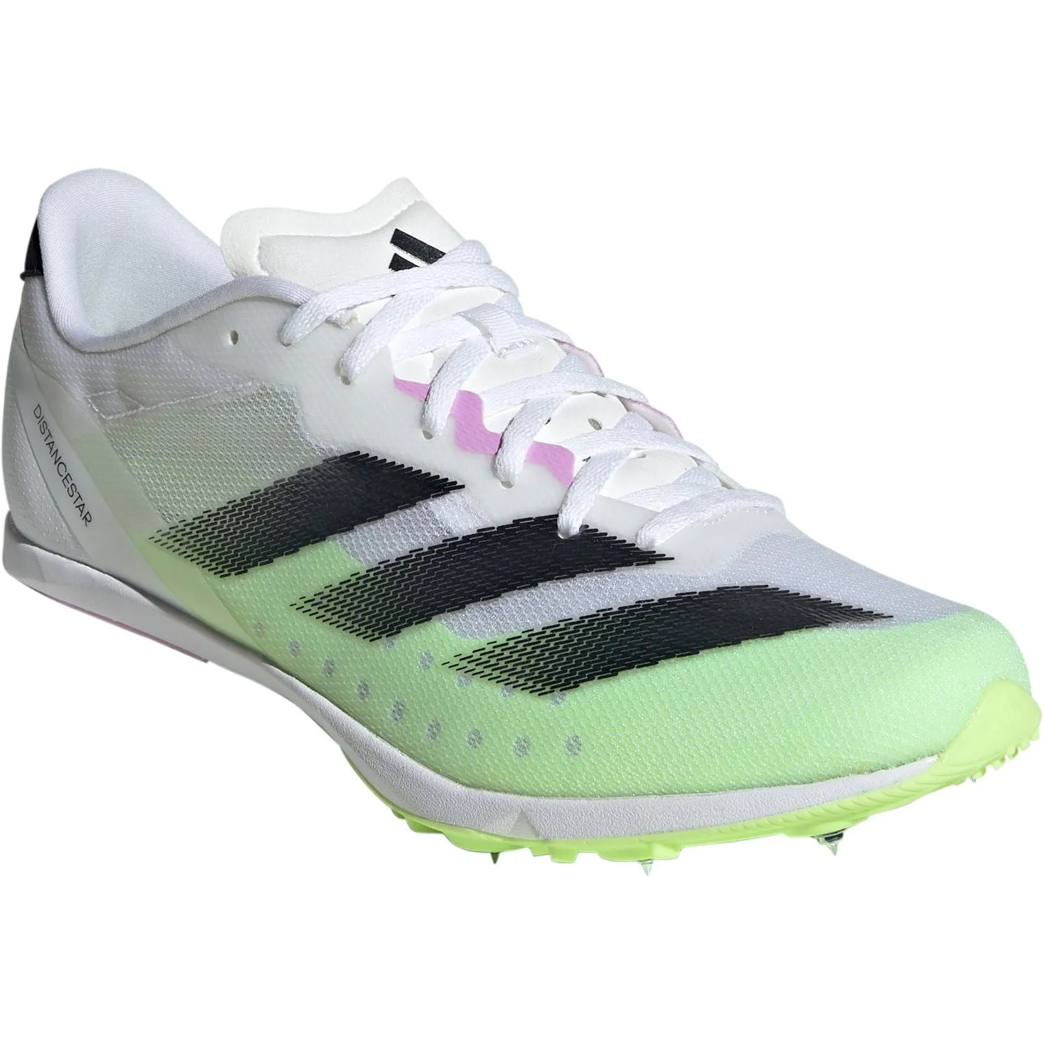 Chaussures Adidas Homme Distancestar Pointes de Course - Blanc