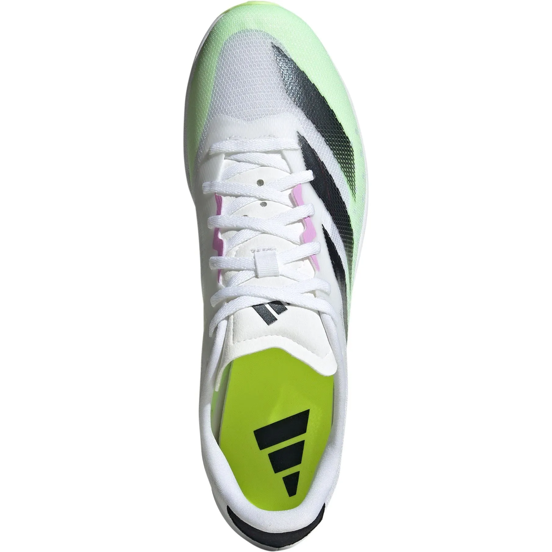 Chaussures Adidas Homme Distancestar Pointes de Course - Blanc
