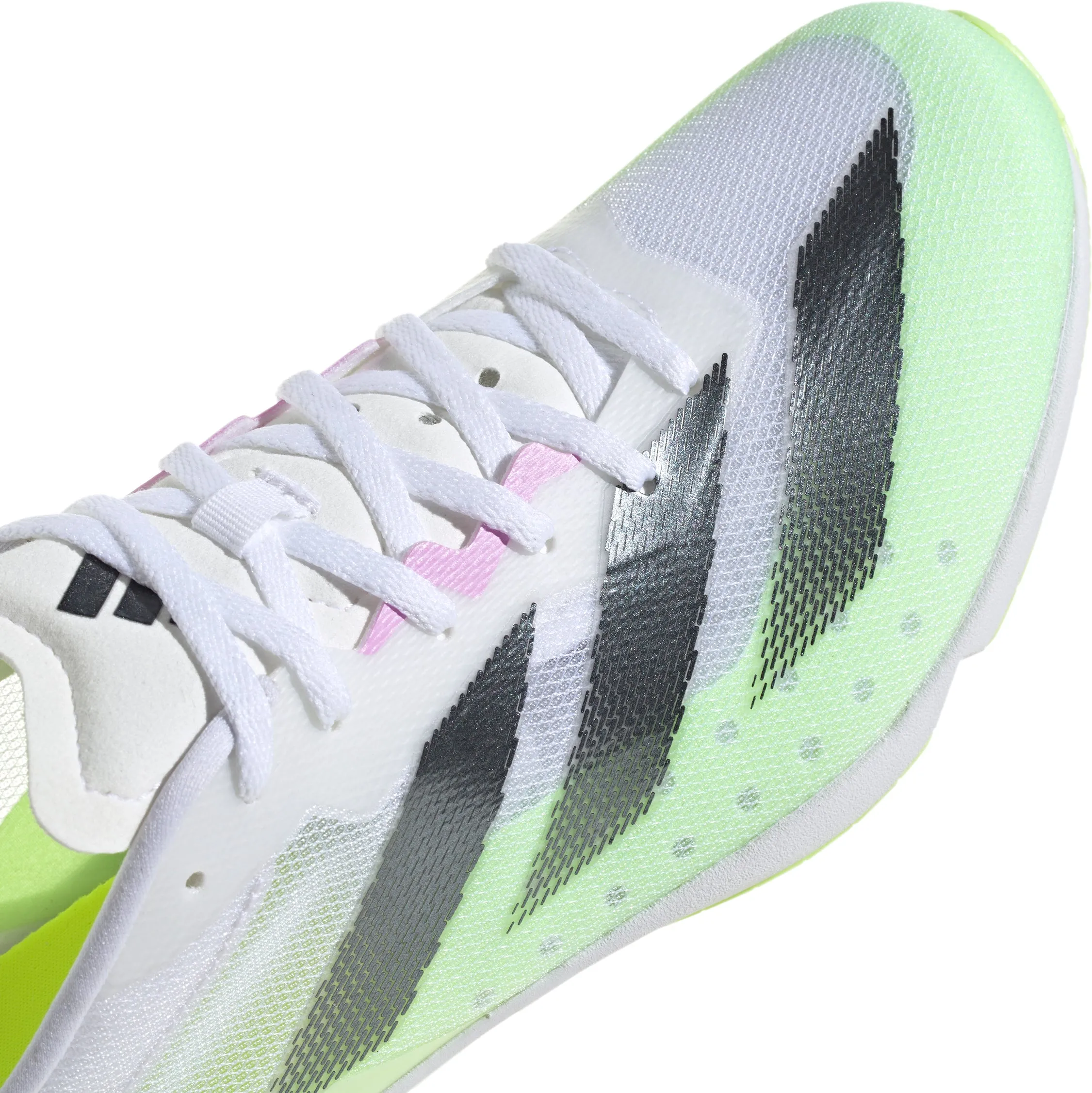 Chaussures Adidas Homme Distancestar Pointes de Course - Blanc