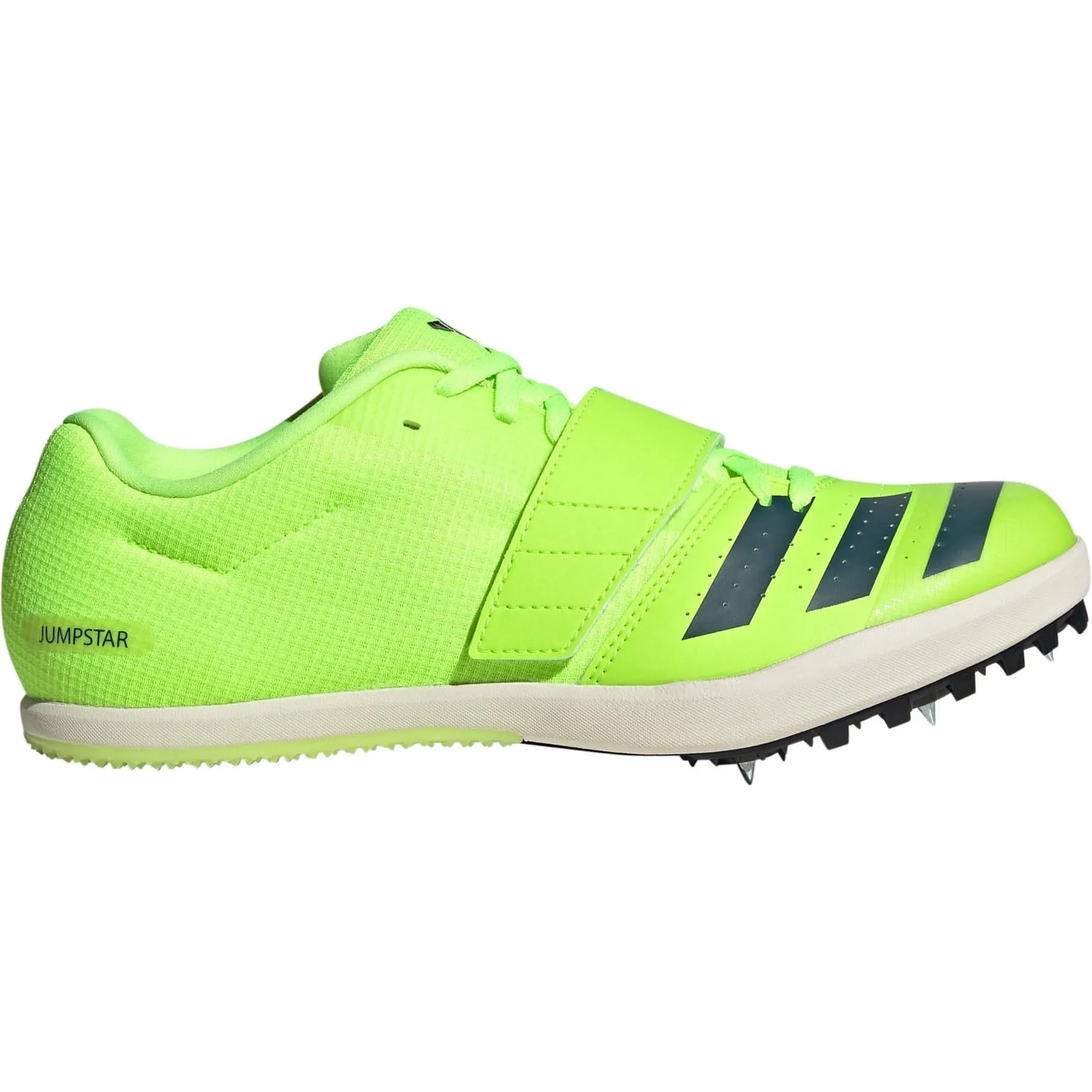 Chaussures Adidas pour hommes - Pointes Adidas Jumpstar pour épreuves de saut - Vert