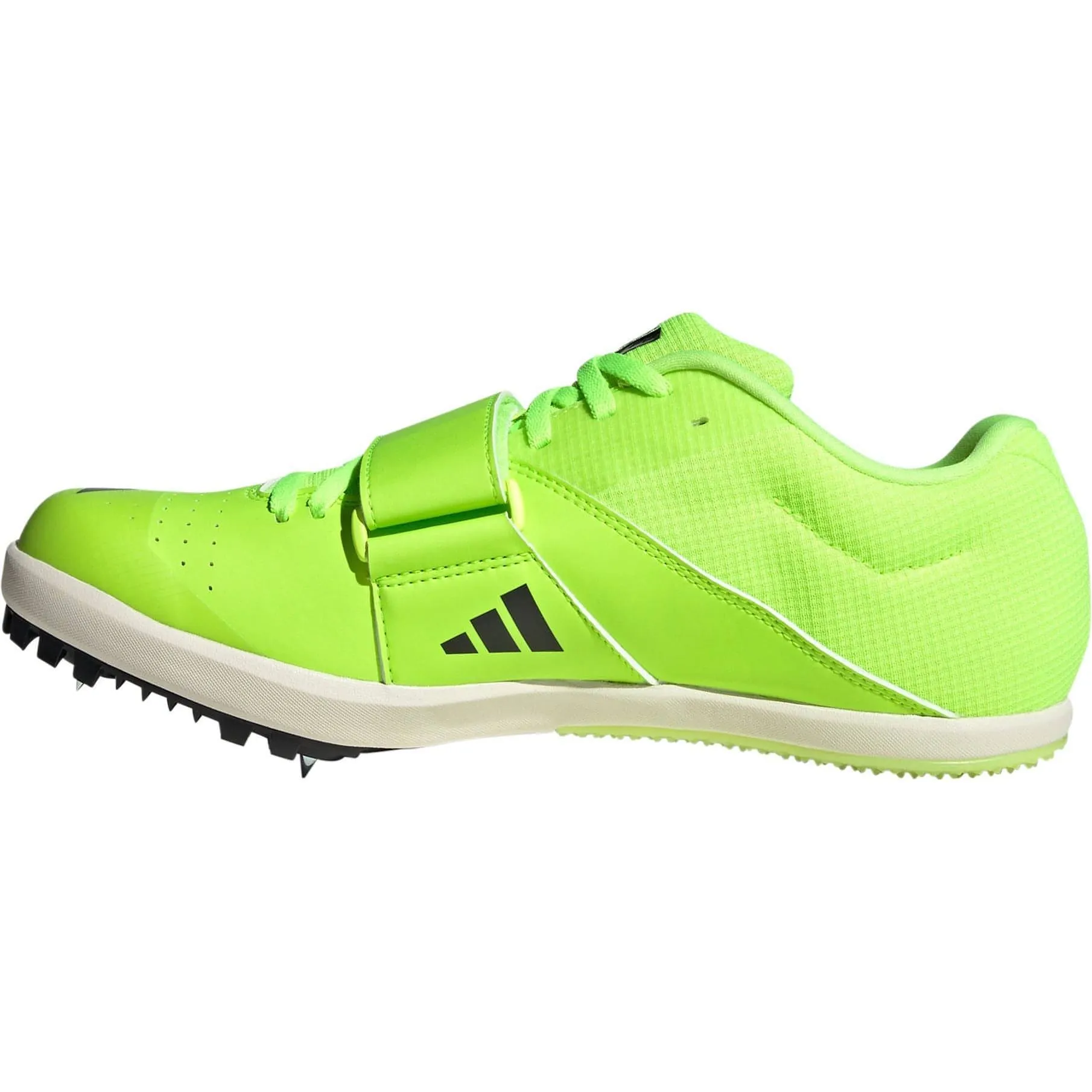 Chaussures Adidas pour hommes - Pointes Adidas Jumpstar pour épreuves de saut - Vert