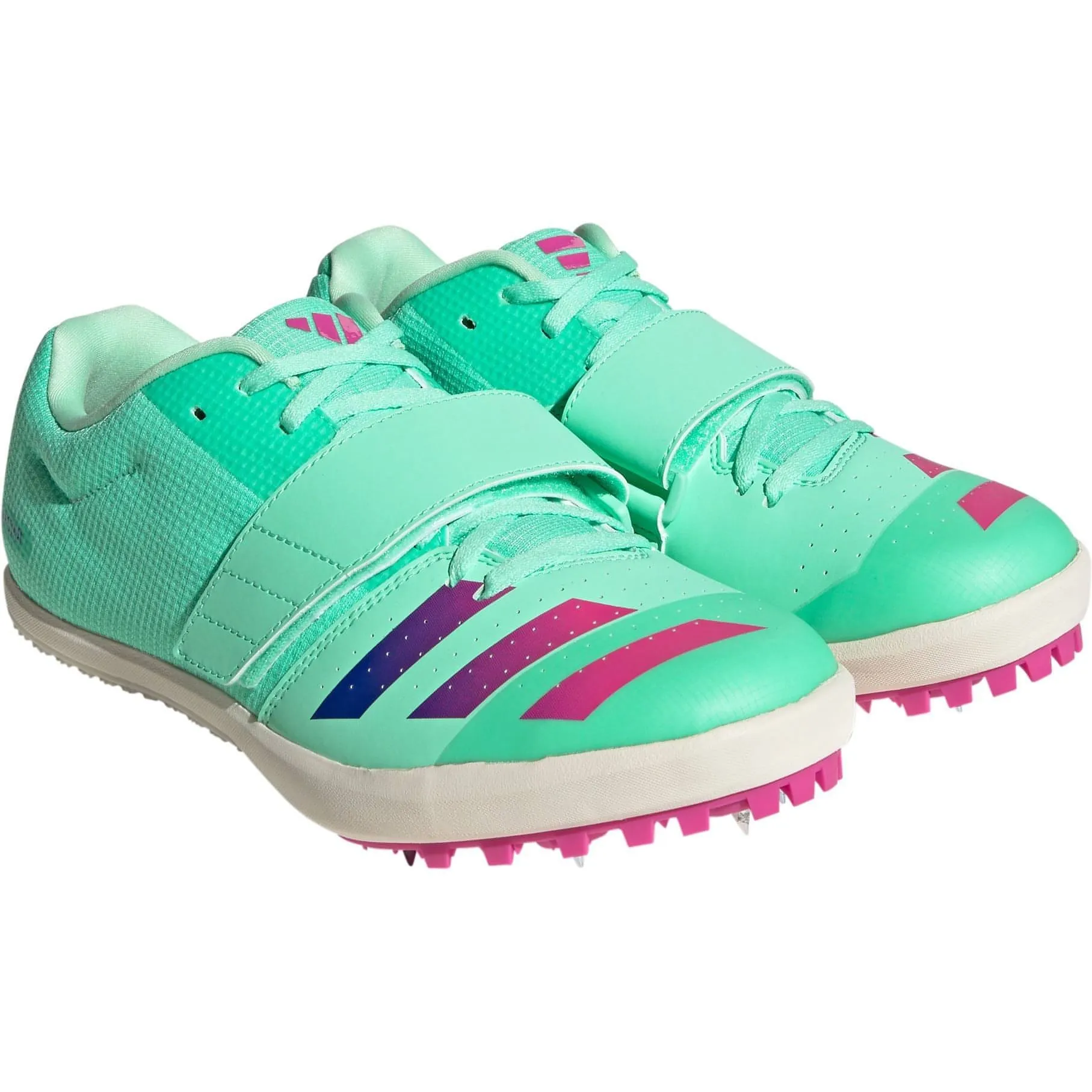 Chaussures Adidas Homme Chaussures de sport Adidas Jumpstar pour épreuves de saut - Vert