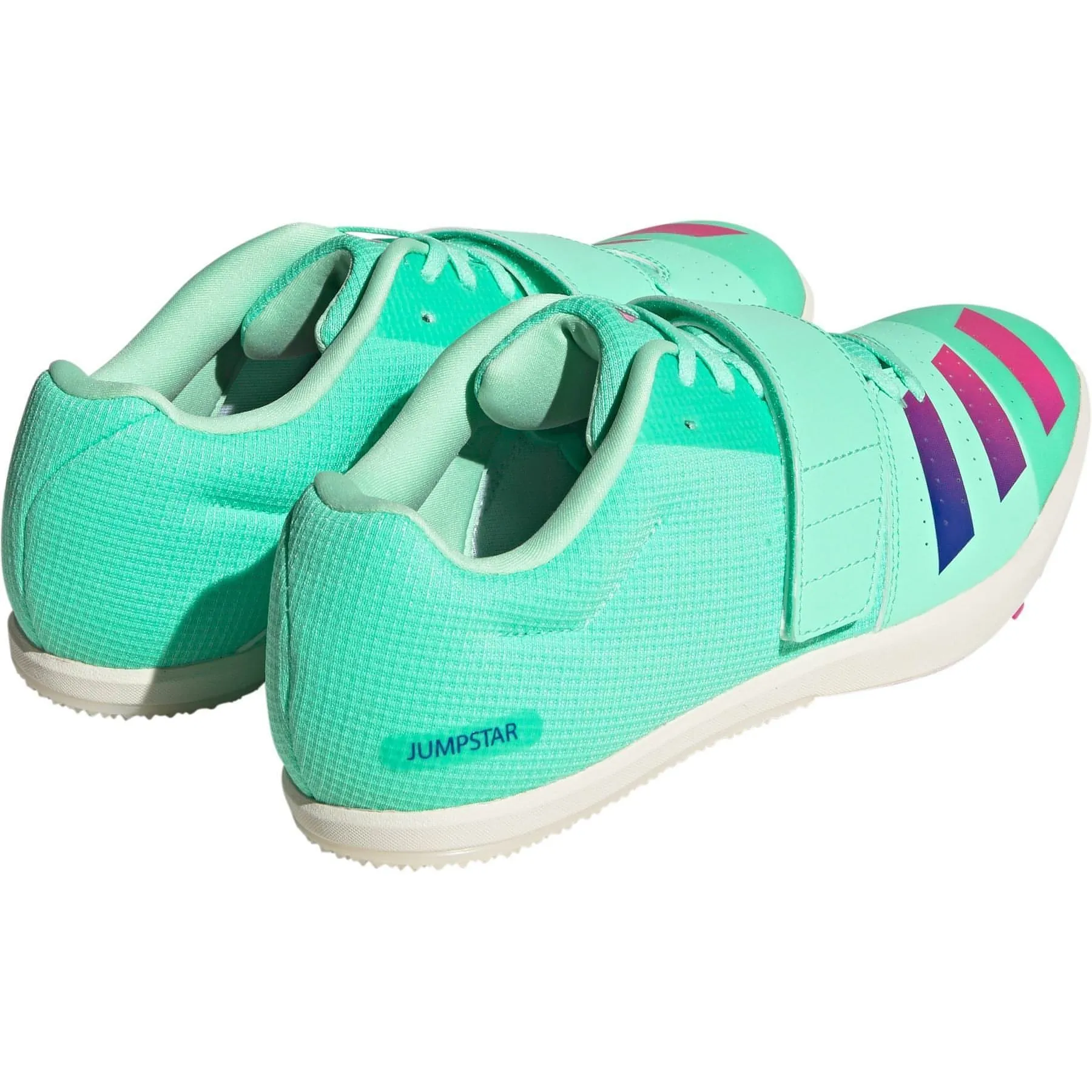 Chaussures Adidas Homme Chaussures de sport Adidas Jumpstar pour épreuves de saut - Vert