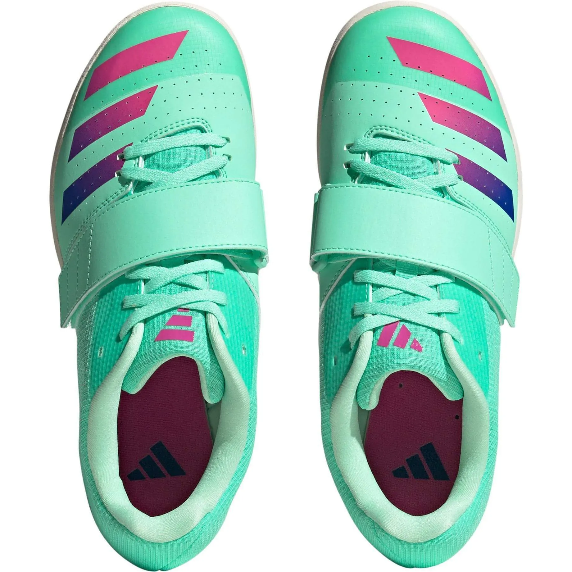 Chaussures Adidas Homme Chaussures de sport Adidas Jumpstar pour épreuves de saut - Vert