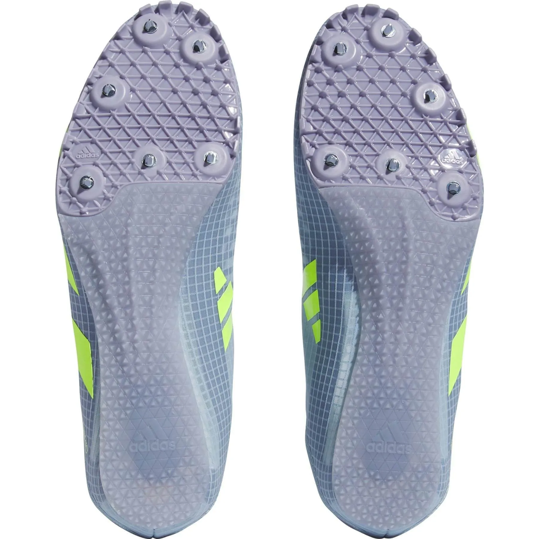 Chaussures Adidas pour hommes Pointes de course Adidas Sprintstar - Bleu