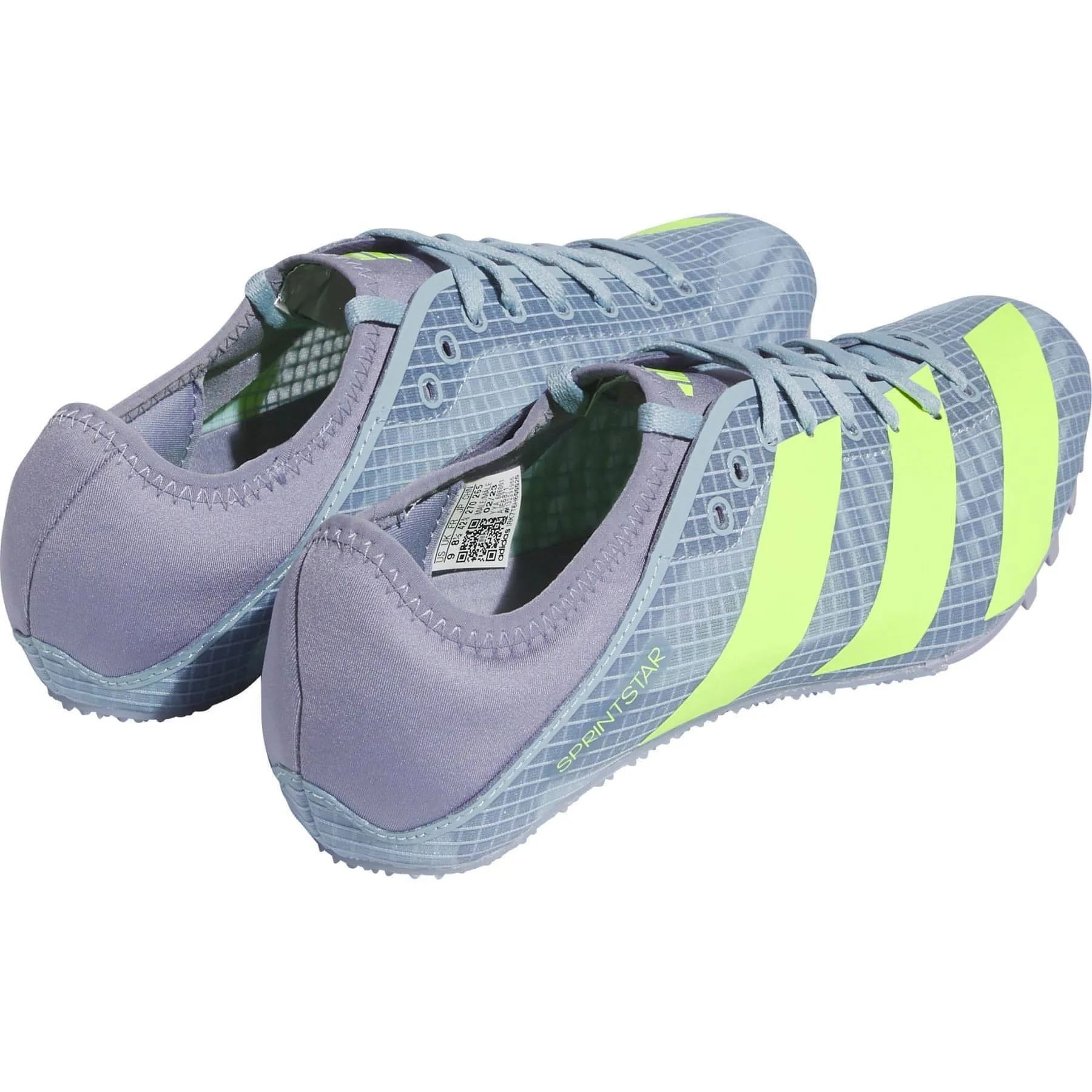 Chaussures Adidas pour hommes Pointes de course Adidas Sprintstar - Bleu