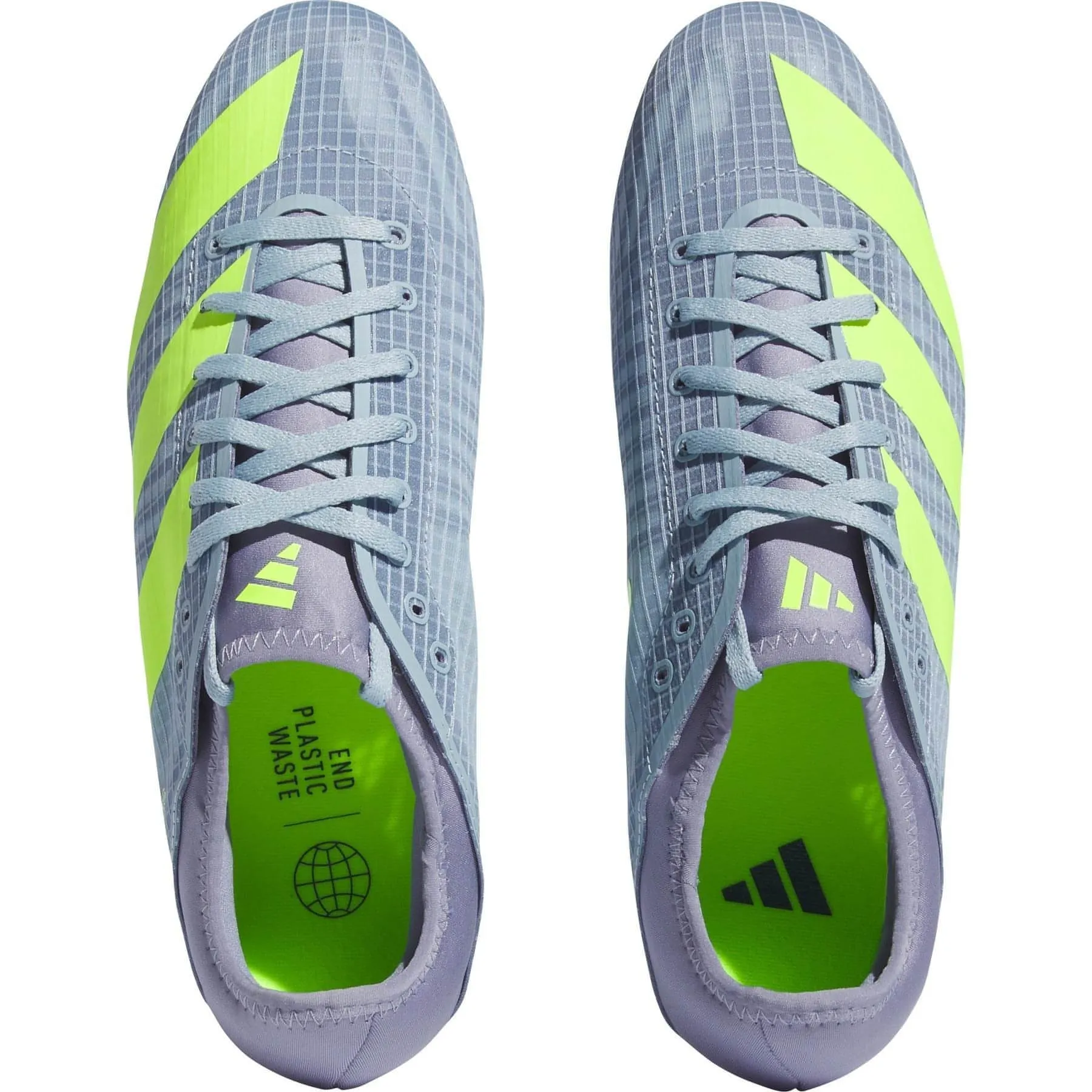 Chaussures Adidas pour hommes Pointes de course Adidas Sprintstar - Bleu