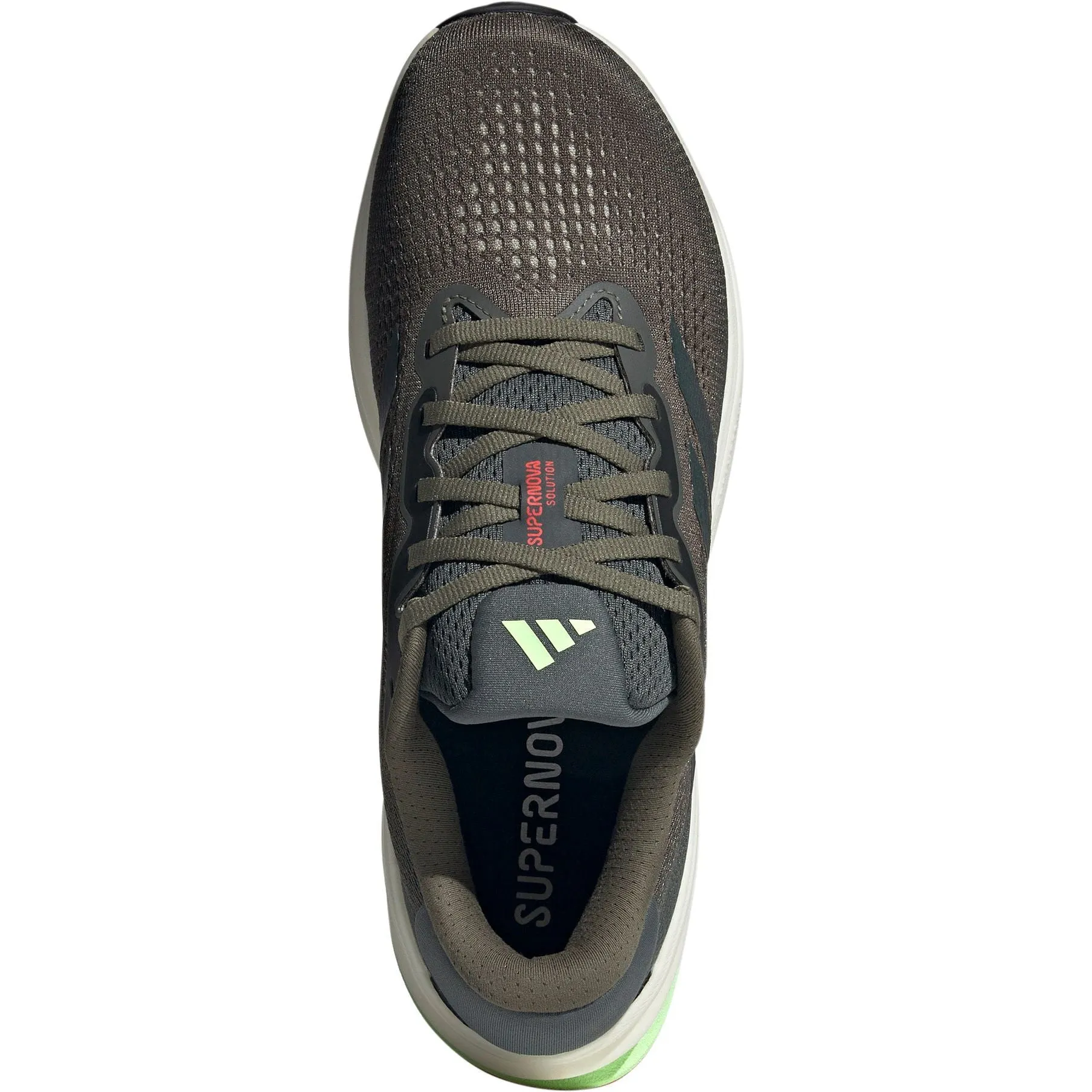 Chaussures Adidas Homme Chaussures de course Adidas Supernova Solution pour hommes - Vert