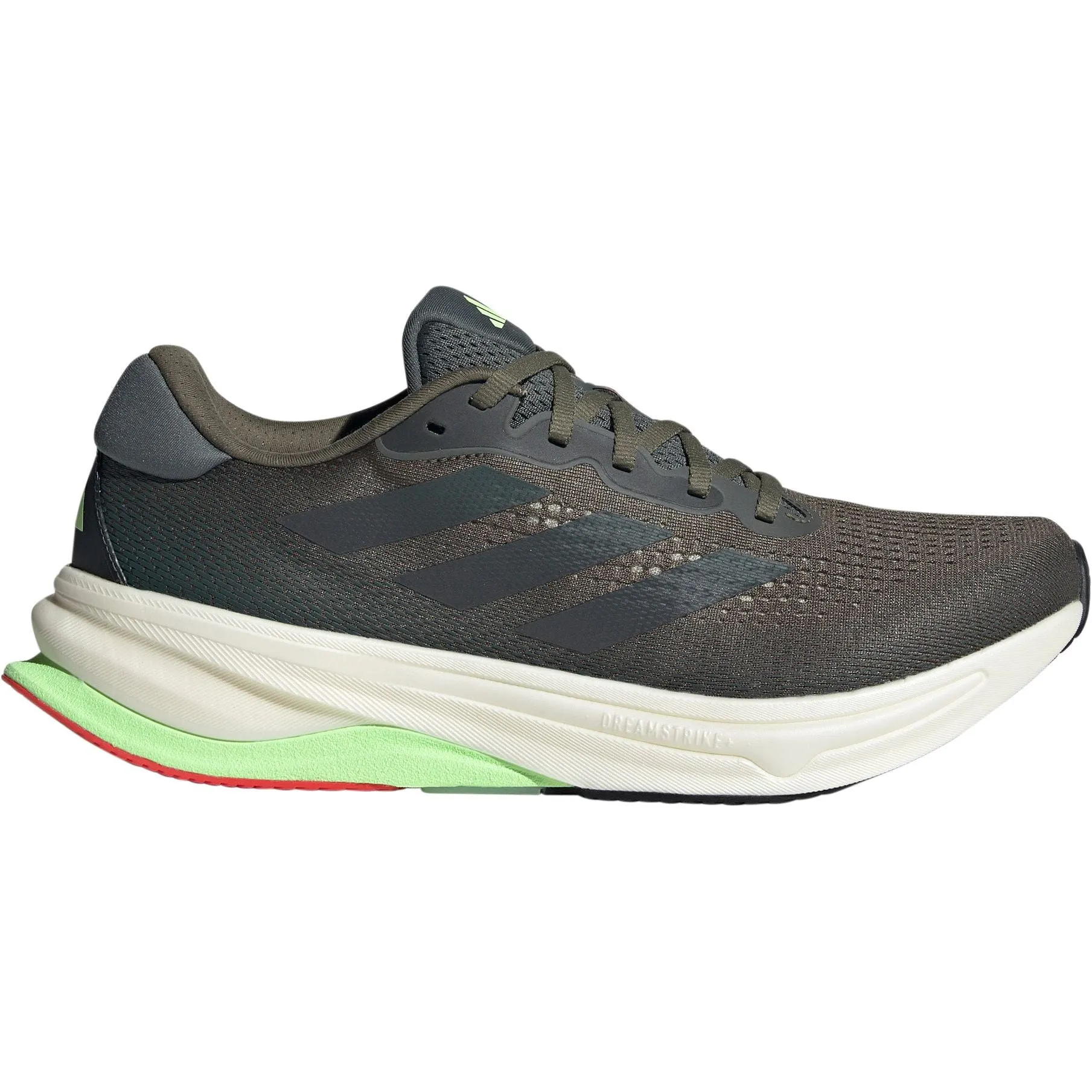 Chaussures Adidas Homme Chaussures de course Adidas Supernova Solution pour hommes - Vert