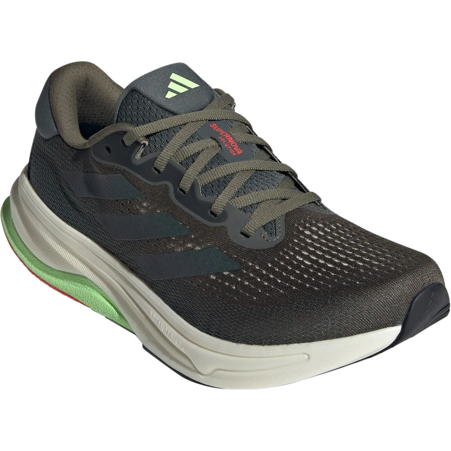 Chaussures Adidas Homme Chaussures de course Adidas Supernova Solution pour hommes - Vert