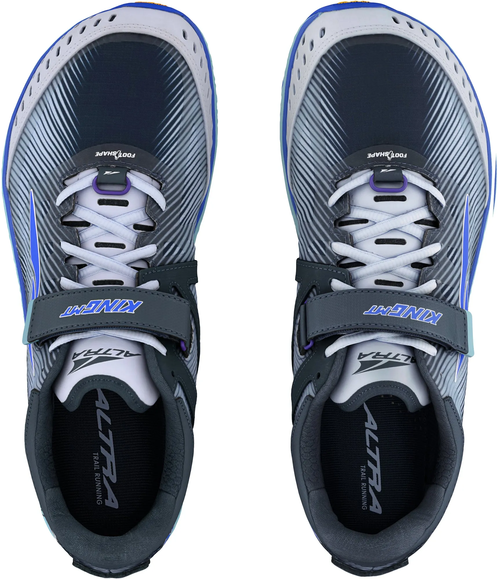 Chaussures de trail Altra King MT pour hommes - Bleu