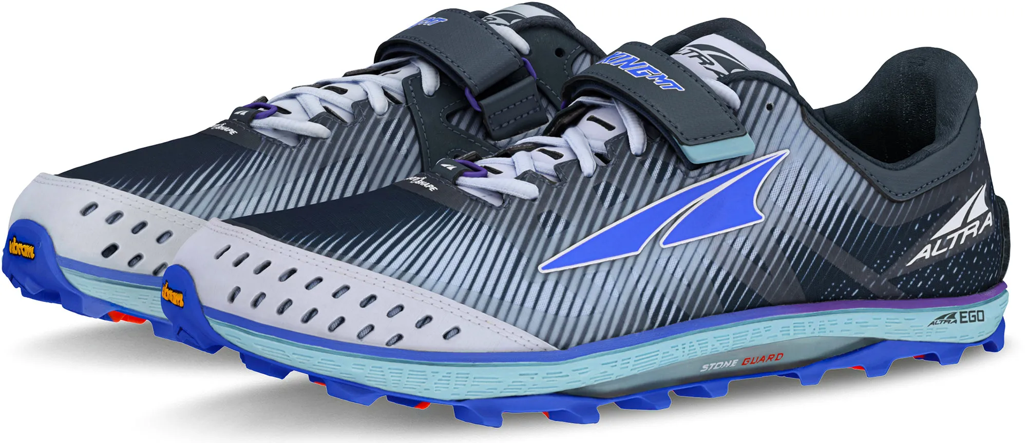 Chaussures de trail Altra King MT pour hommes - Bleu