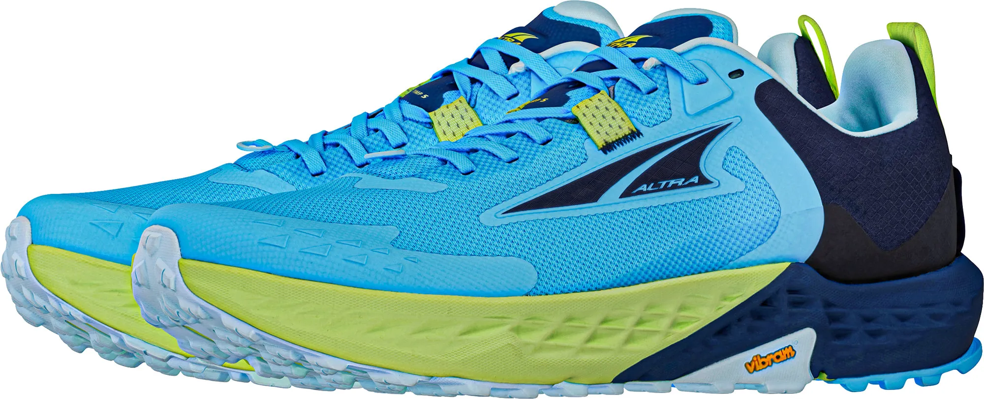 Chaussures de trail Altra Timp 5 pour hommes - Bleu