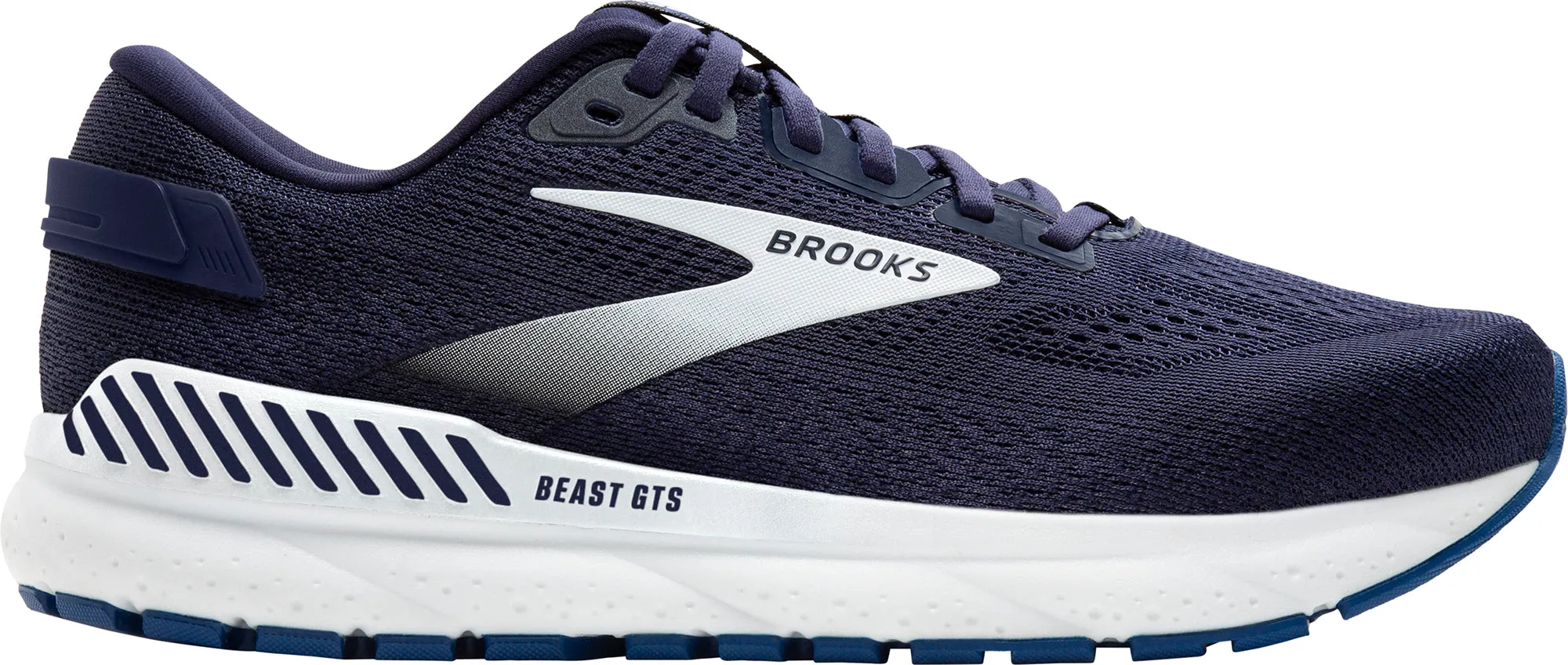 Chaussures de course Brooks Brooks Beast GTS 24 WIDE FIT pour homme - Marine