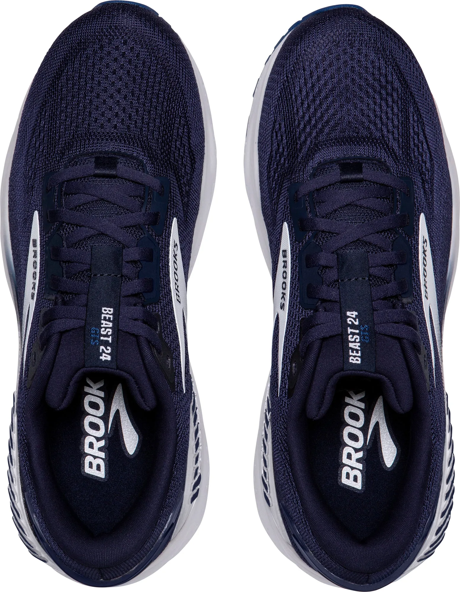 Chaussures de course Brooks Brooks Beast GTS 24 WIDE FIT pour homme - Marine