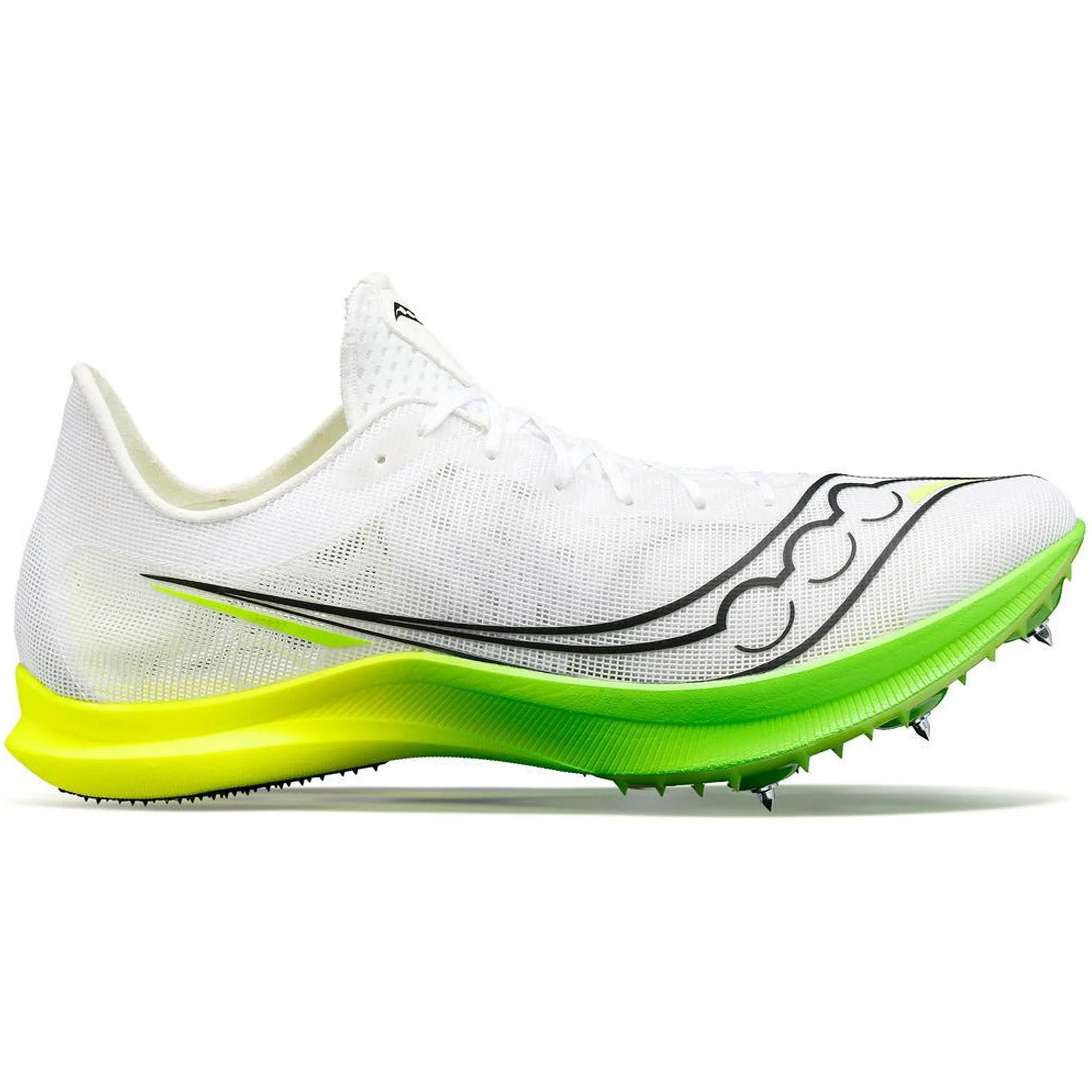 Chaussures de course Saucony Endorphin Cheetah pour hommes - Blanc