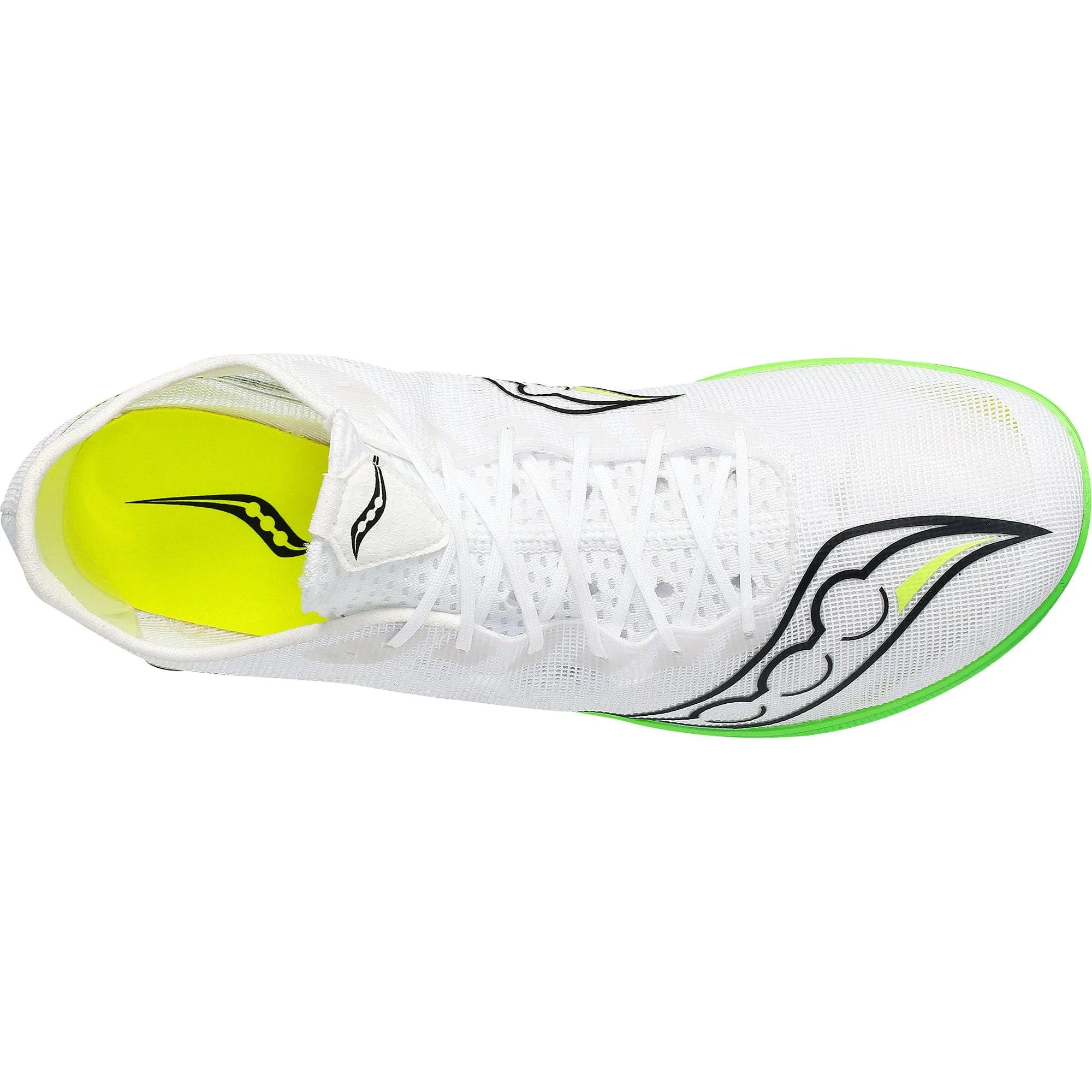 Chaussures de course Saucony Endorphin Cheetah pour hommes - Blanc