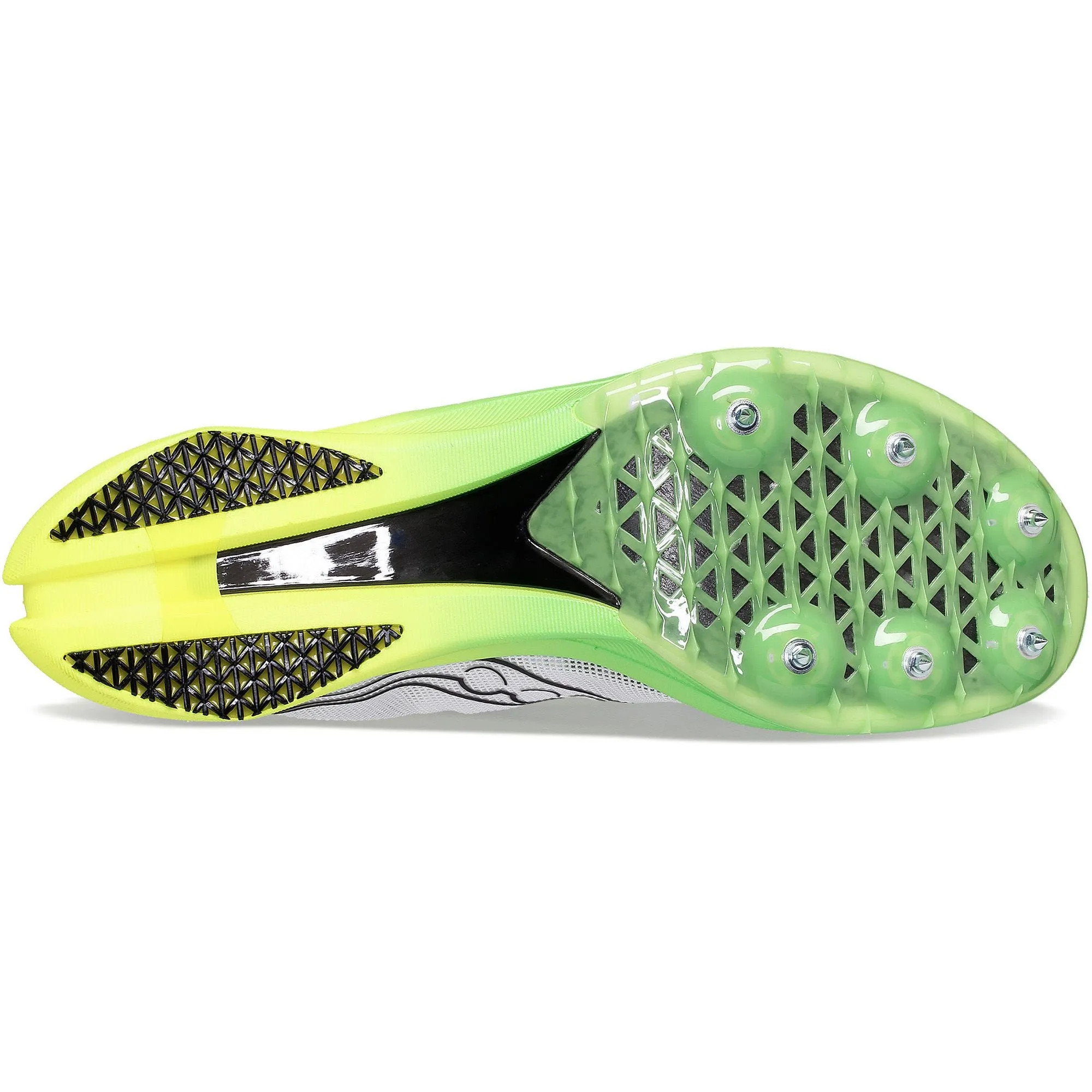 Chaussures de course Saucony Endorphin Cheetah pour hommes - Blanc
