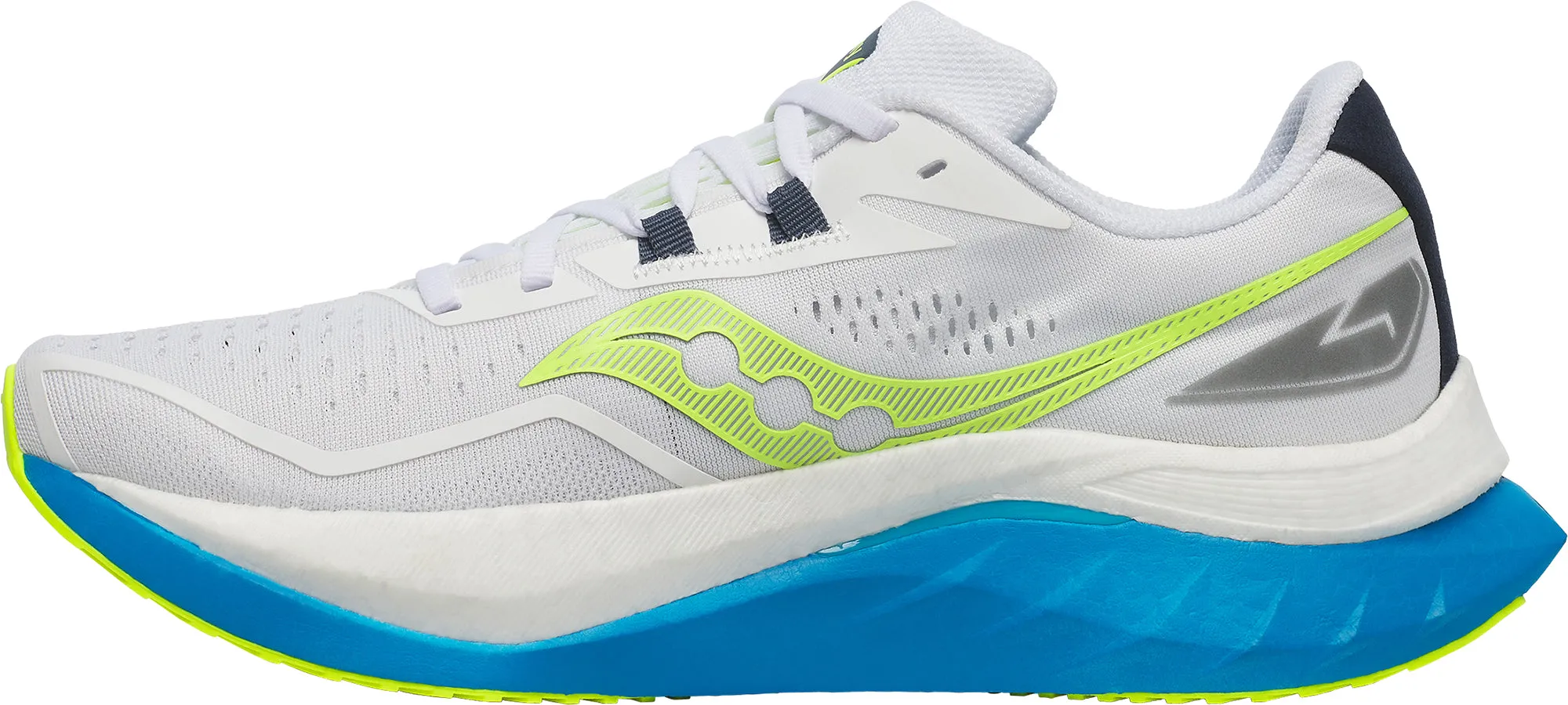 Chaussures de course Saucony Endorphin Speed 4 pour hommes - Blanc