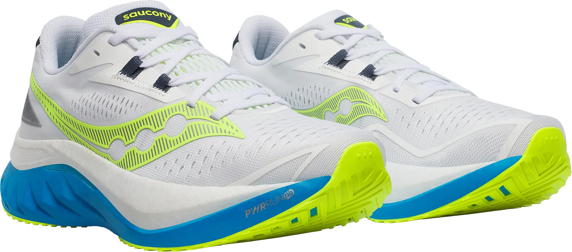 Chaussures de course Saucony Endorphin Speed 4 pour hommes - Blanc