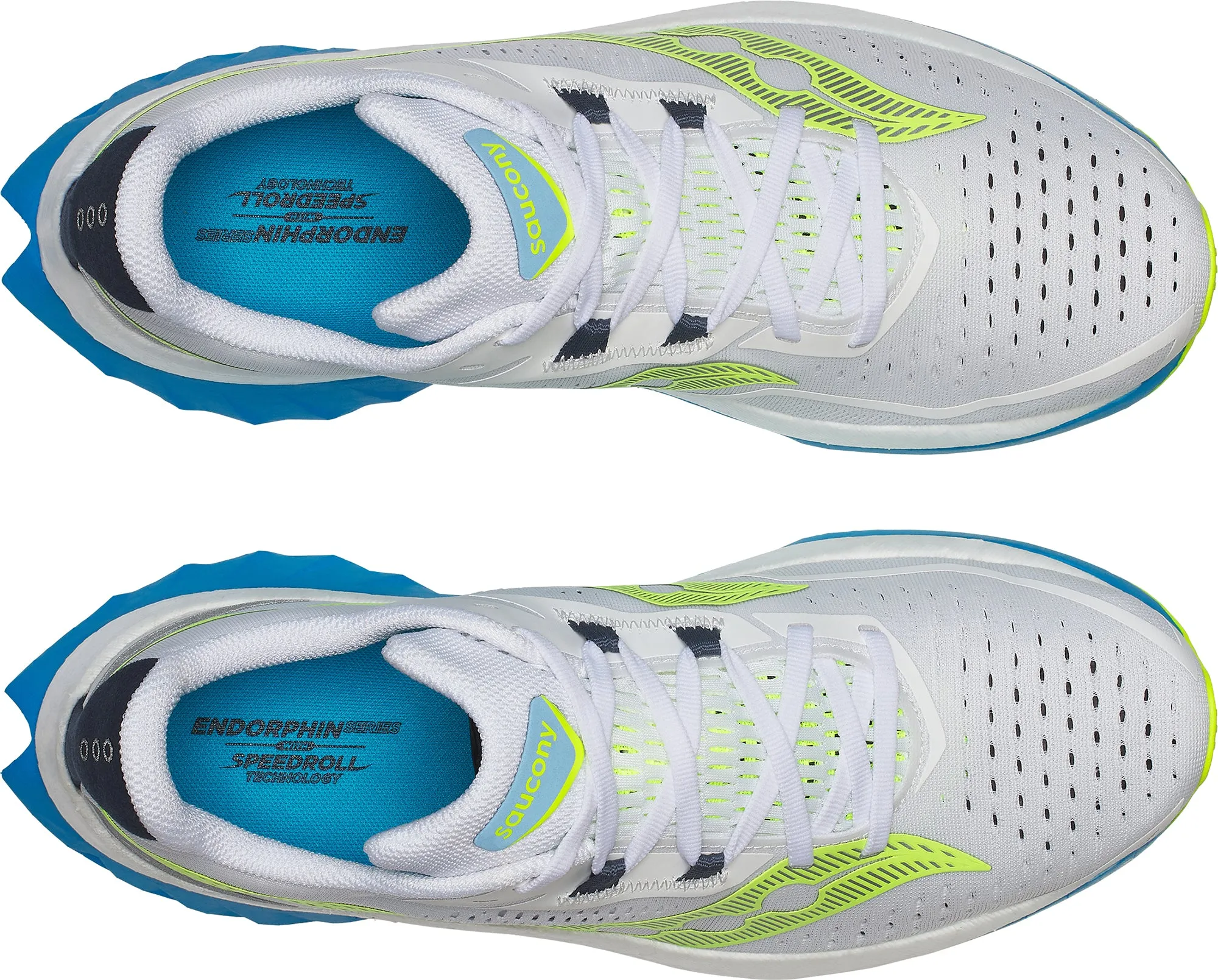 Chaussures de course Saucony Endorphin Speed 4 pour hommes - Blanc