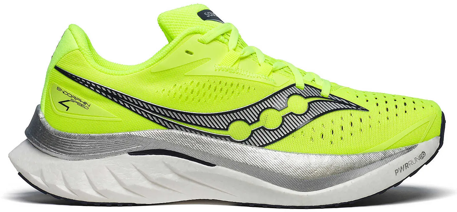 Chaussures de course Saucony Endorphin Speed 4 pour hommes - Jaune