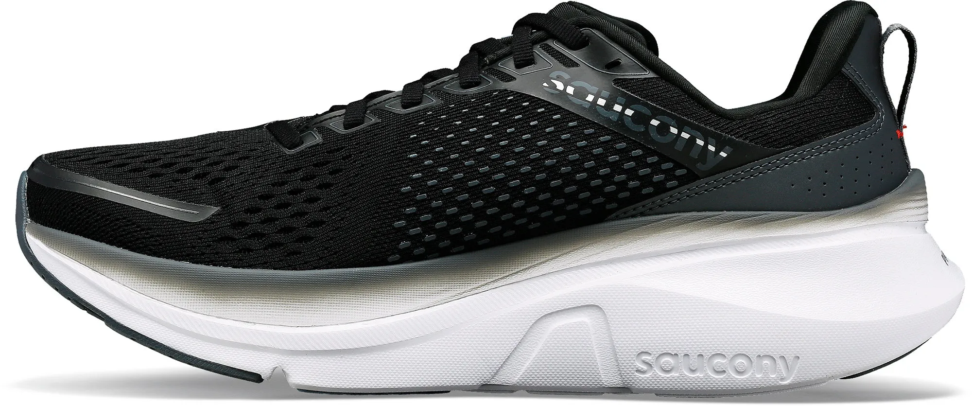 Chaussures de course Saucony Guide 17 pour hommes - Noir