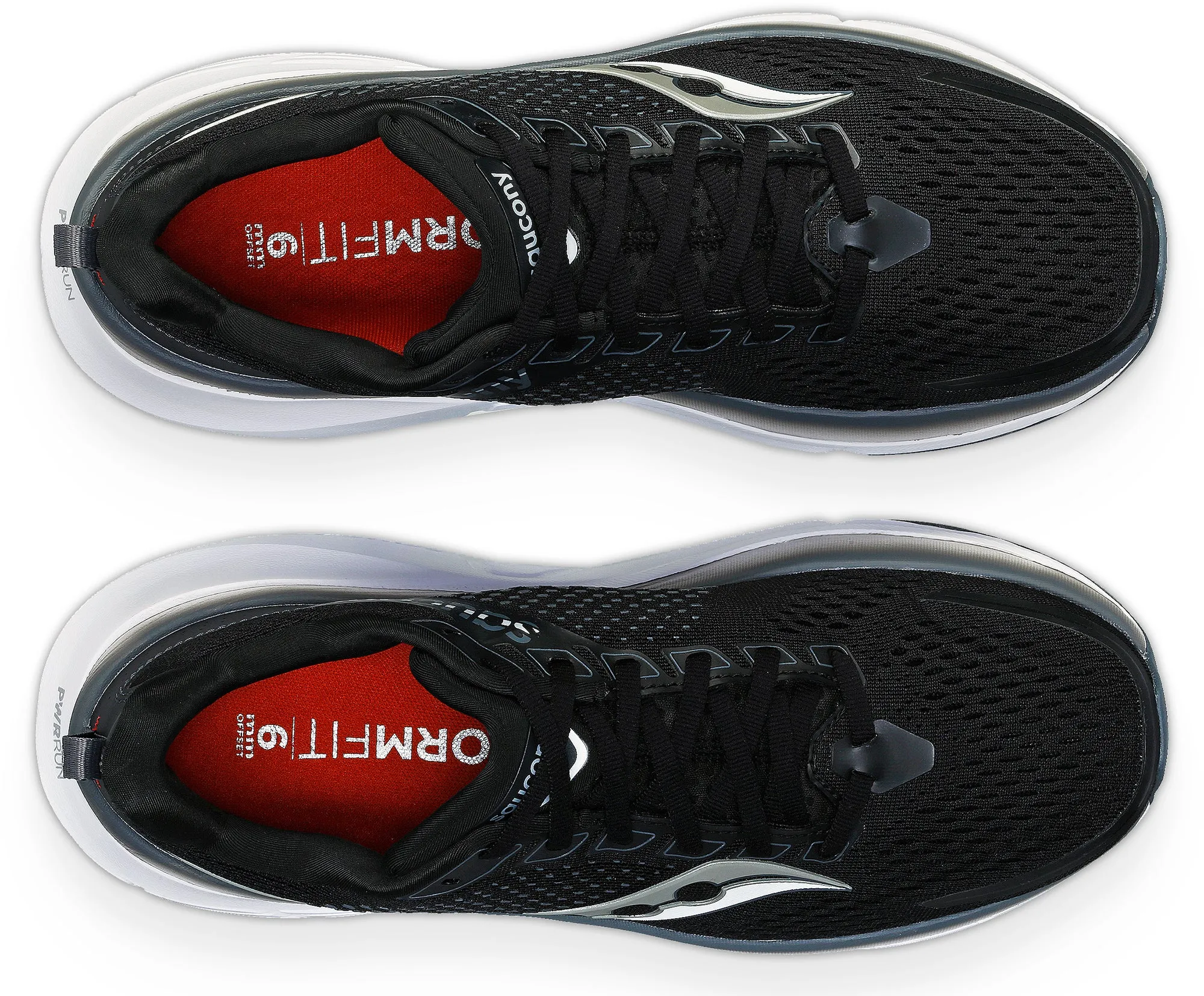 Chaussures de course Saucony Guide 17 pour hommes - Noir