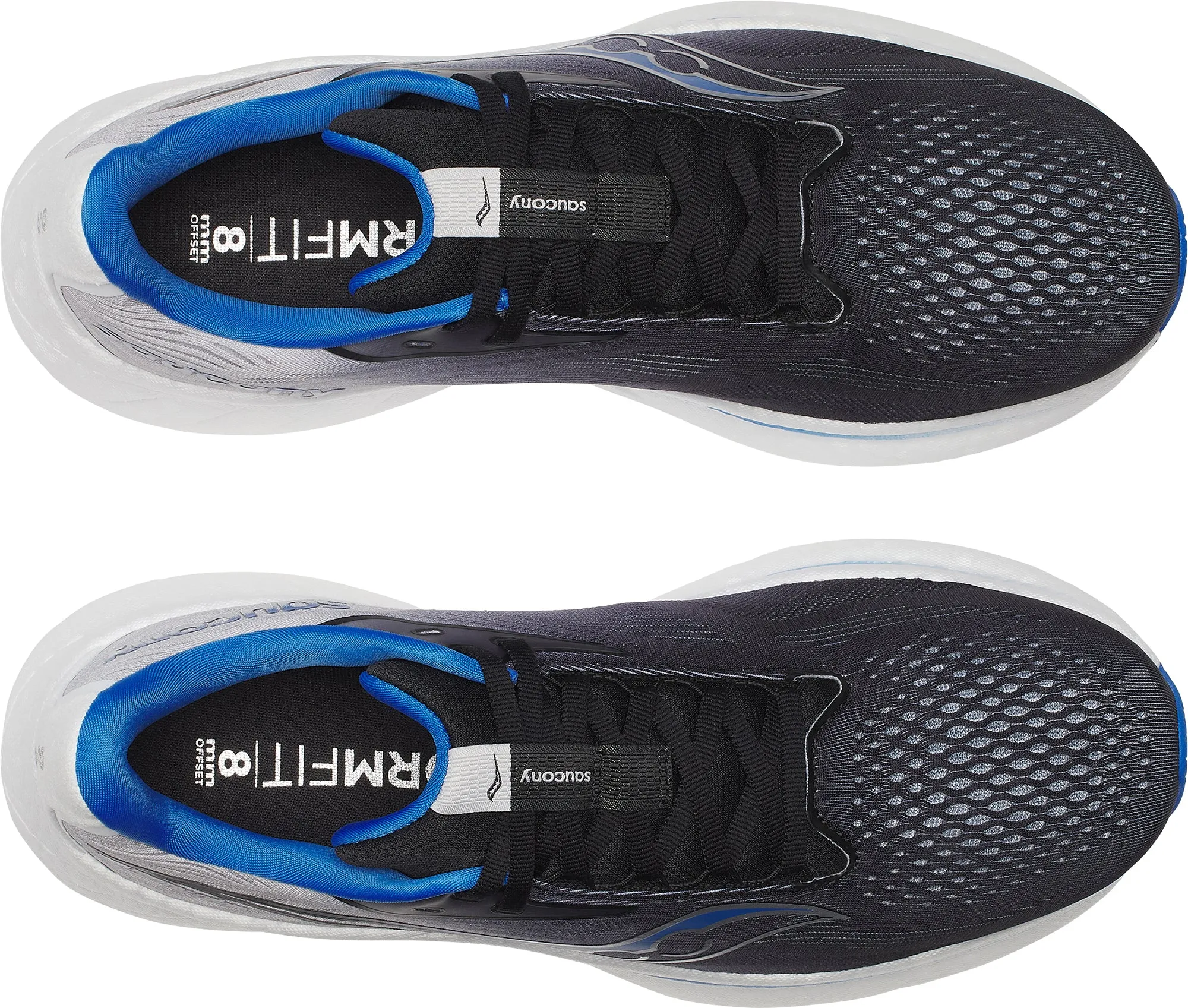 Chaussures de course Saucony Ride 18 pour hommes - Noir
