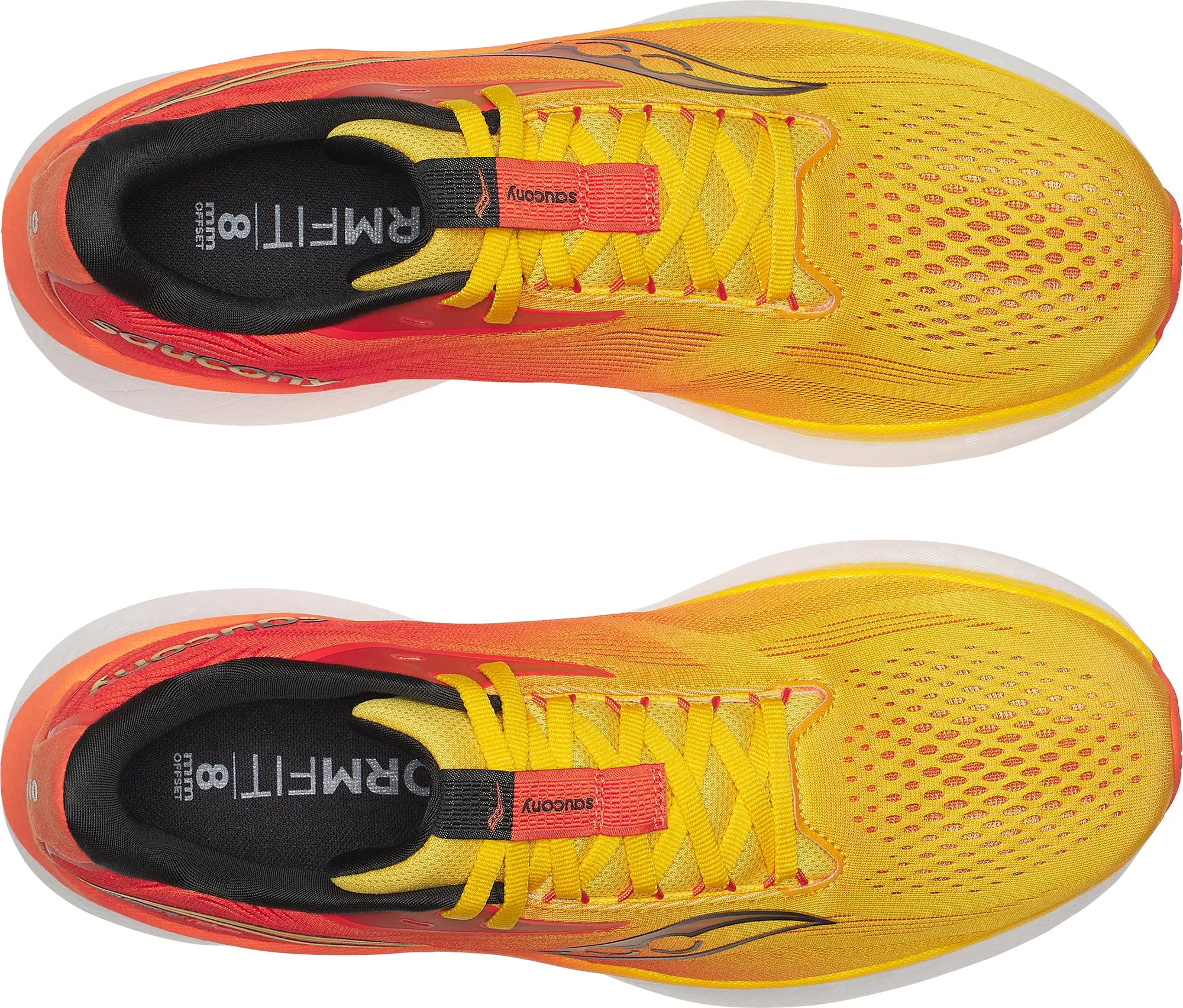 Chaussures de course Saucony Ride 18 pour homme - Jaune