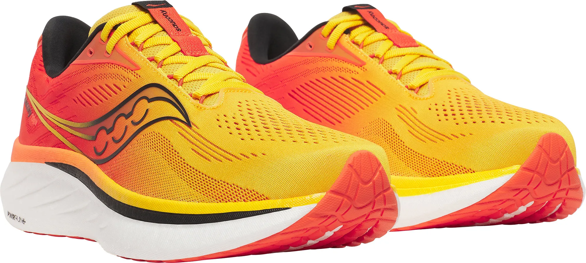 Chaussures de course Saucony Ride 18 pour homme - Jaune
