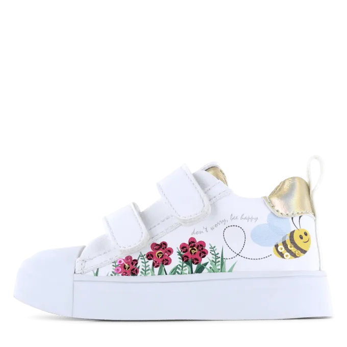 Shoesme : Chaussures à scratch printanières pour filles - Abeille
