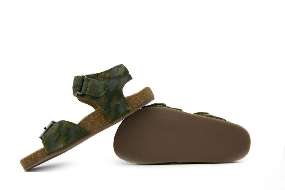 Shoesme : Sandales - Vert camouflage