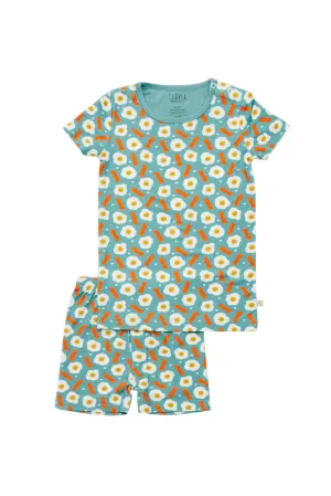 Shorts Pajama Set - Bacon And Eggs Babykids_Clover-Baby-Kids