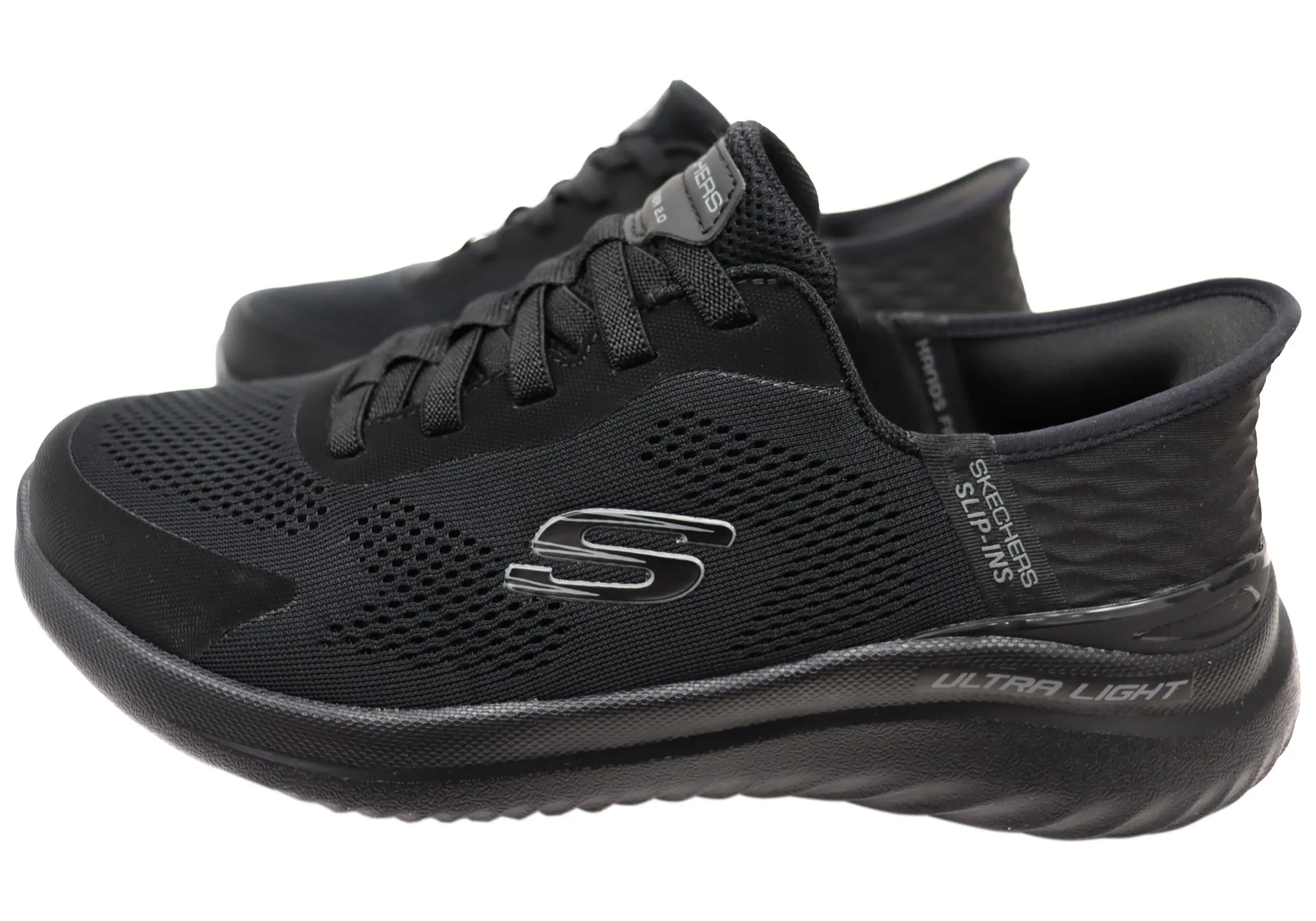 Skechers Chaussures Hommes Slip-Ins Bounder 2.0 Émergé Large Coupe Confortable Chaussures Skechers